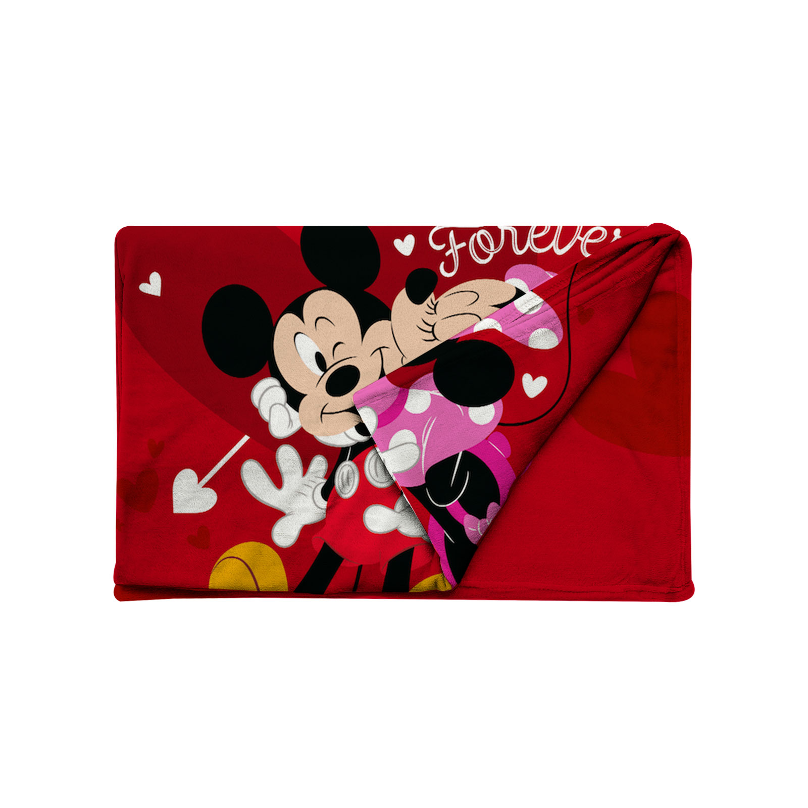 Foto 4 pulgar | Frazada Providencia Mickey y Minnie Love Forever