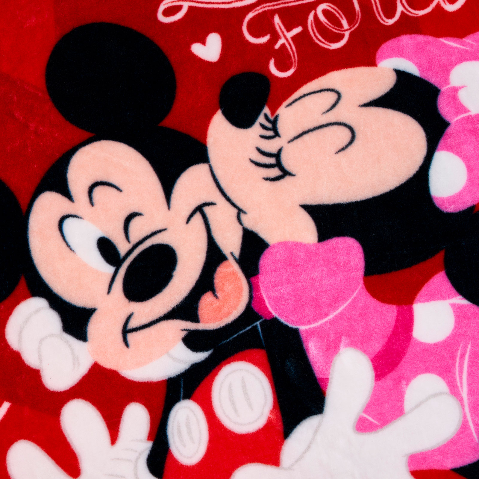 Foto 5 pulgar | Frazada Providencia Mickey y Minnie Love Forever