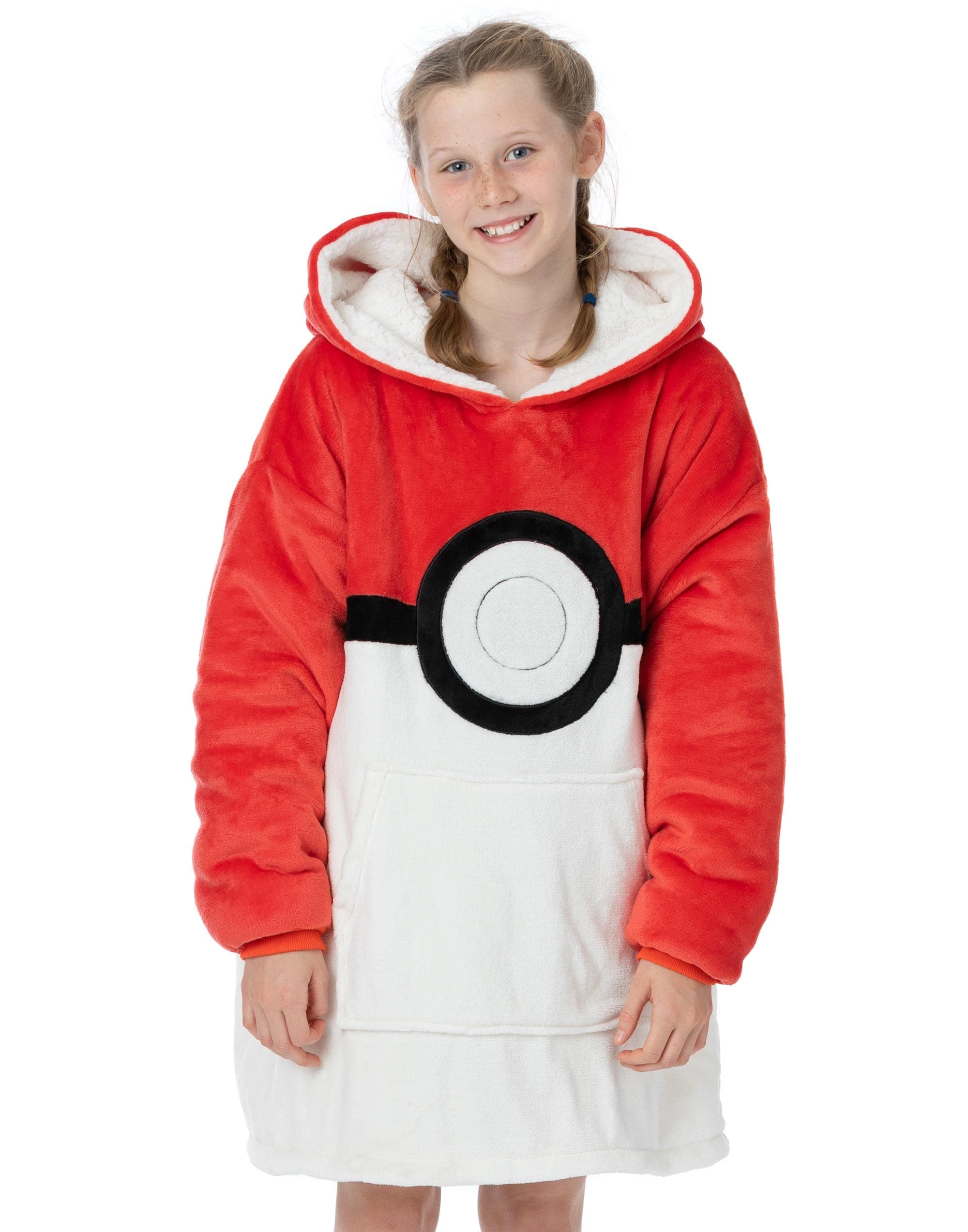 Sudadera Con Capucha De Gran Tamaño De Pokémon Kids Pikachu  - Venta Internacional. $1,139