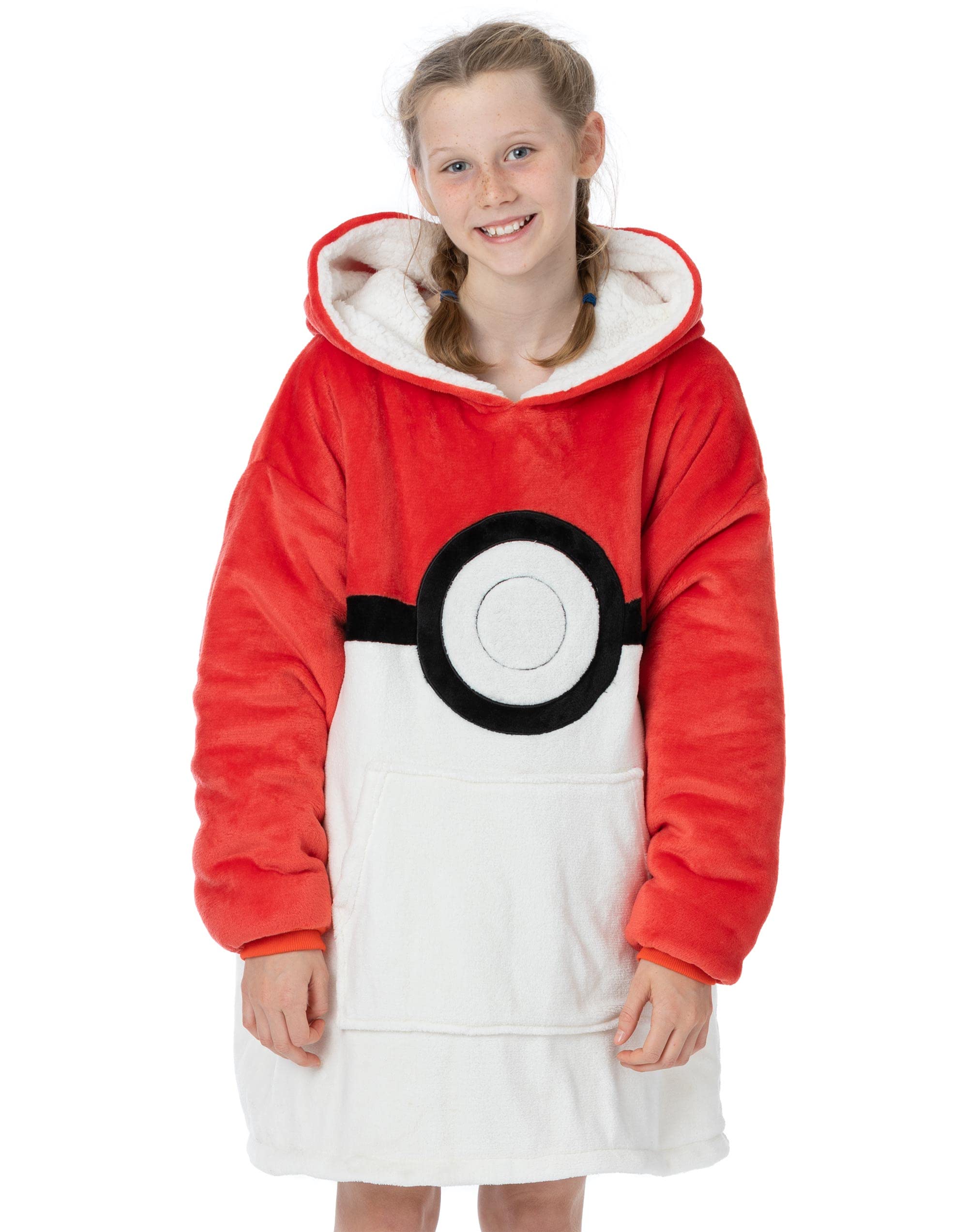 Sudadera Con Capucha De Gran Tamaño De Pokémon Kids Pikachu  - Venta Internacional.