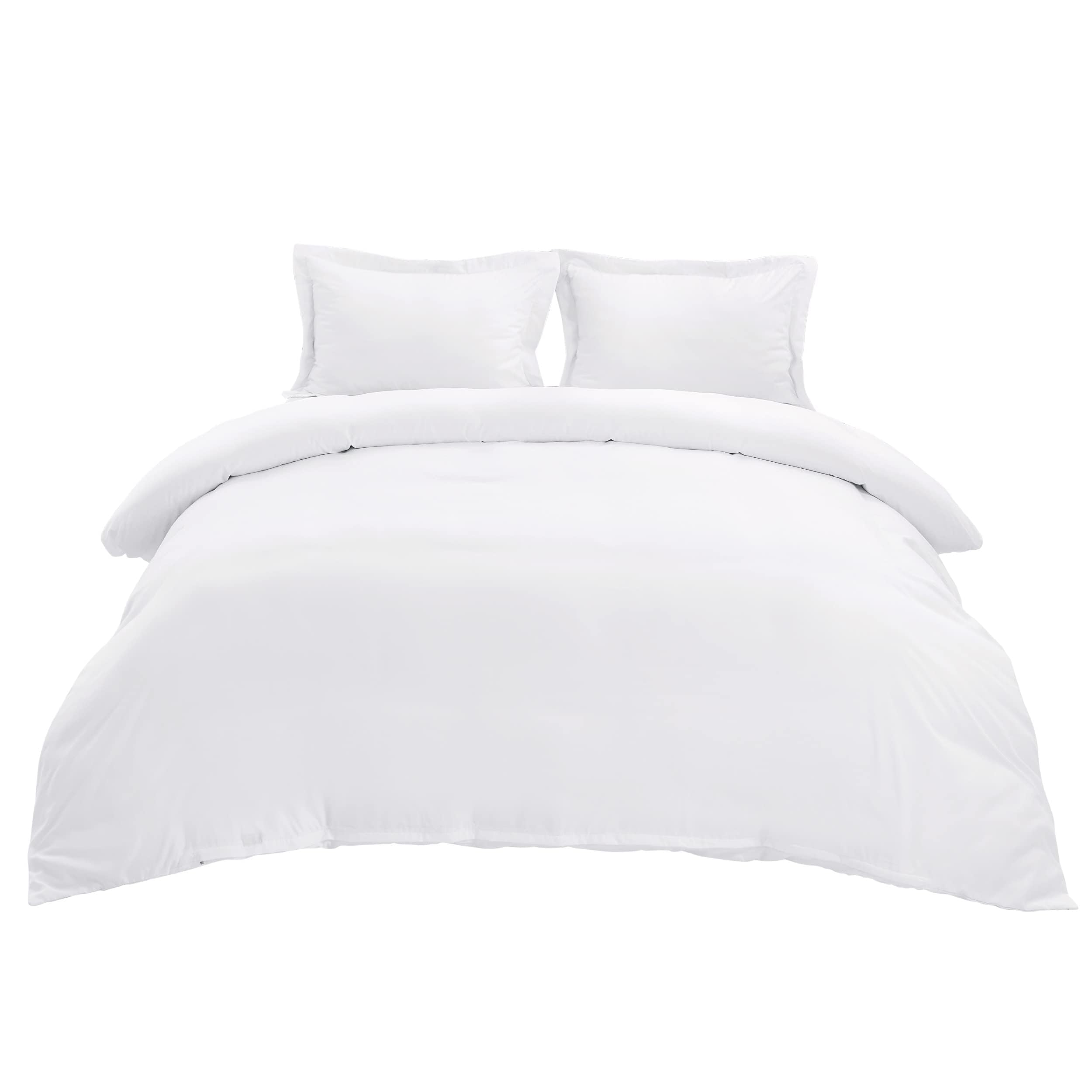 Foto 2 pulgar | Funda De Edredón Bedsure Tamaño Completo Blanco Brillante - Venta Internacional