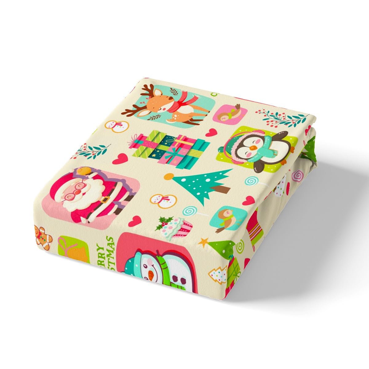 Foto 6 pulgar | Funda Nórdica Feelyou Christmas Santa Claus Snowman Queen - Venta Internacional.