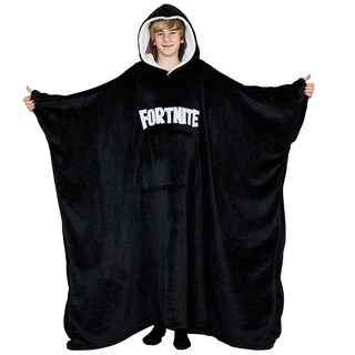Foto 1 | Fortnite Blanket Hoodie For Boys Teens 14+ Wearable Blanket Fleece Extra Long (black Long Teens 14+) - Venta Internac