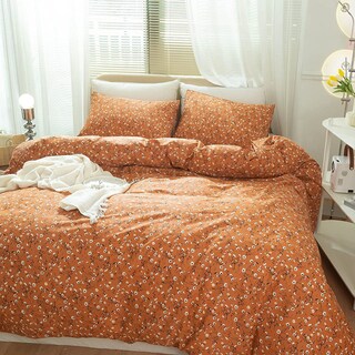 Foto 5 | Juego De Fundas De Edredón Lifetb Cotton Floral Queen Con 2 Fundas De Almohada - Venta Internacional.