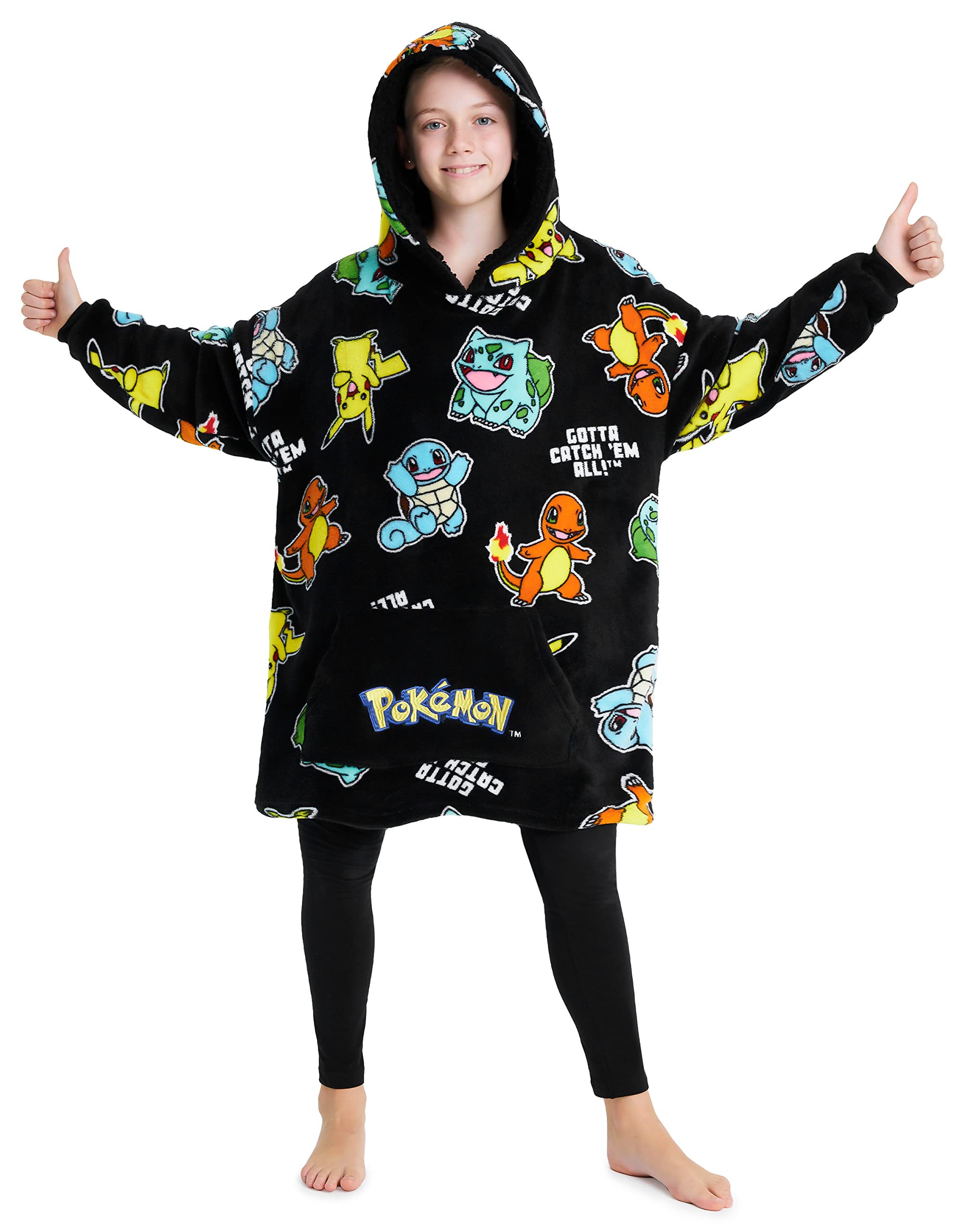 Foto 2 pulgar | Sudadera Portátil con Capucha Pokémon Pikachu para Niños - Venta Internacional