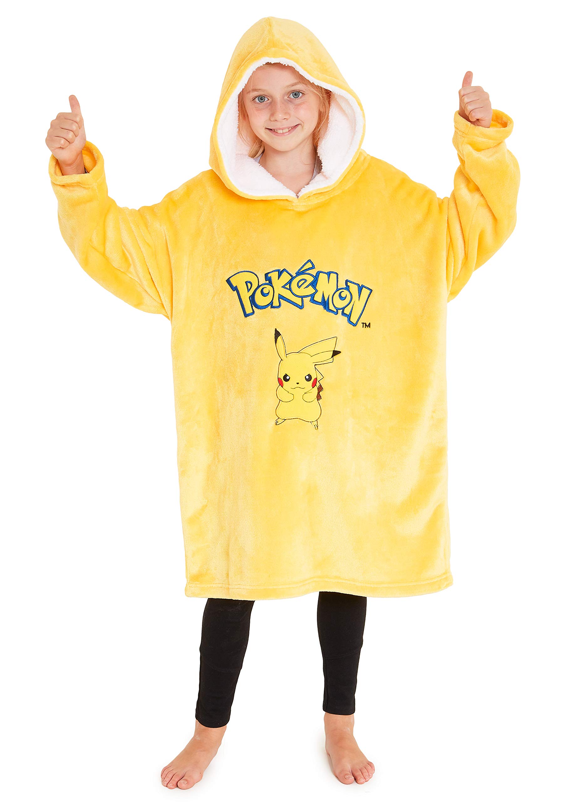 Foto 2 pulgar | Sudadera Con Capucha Pokémon Pikachu Para Niños, Forro Polar, Color Amarillo - Venta Internacional.