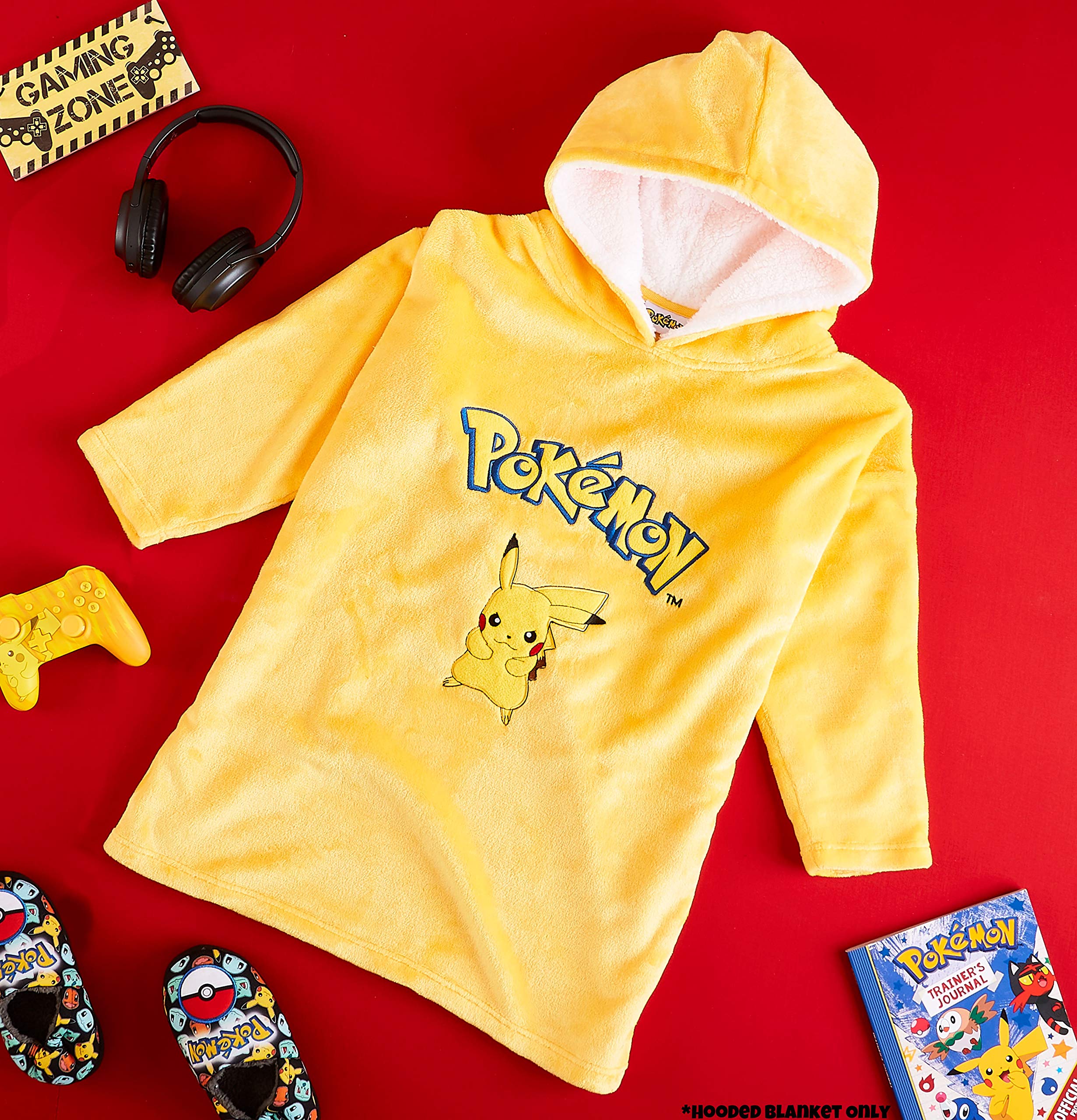 Foto 7 pulgar | Sudadera Con Capucha Pokémon Pikachu Para Niños, Forro Polar, Color Amarillo - Venta Internacional.