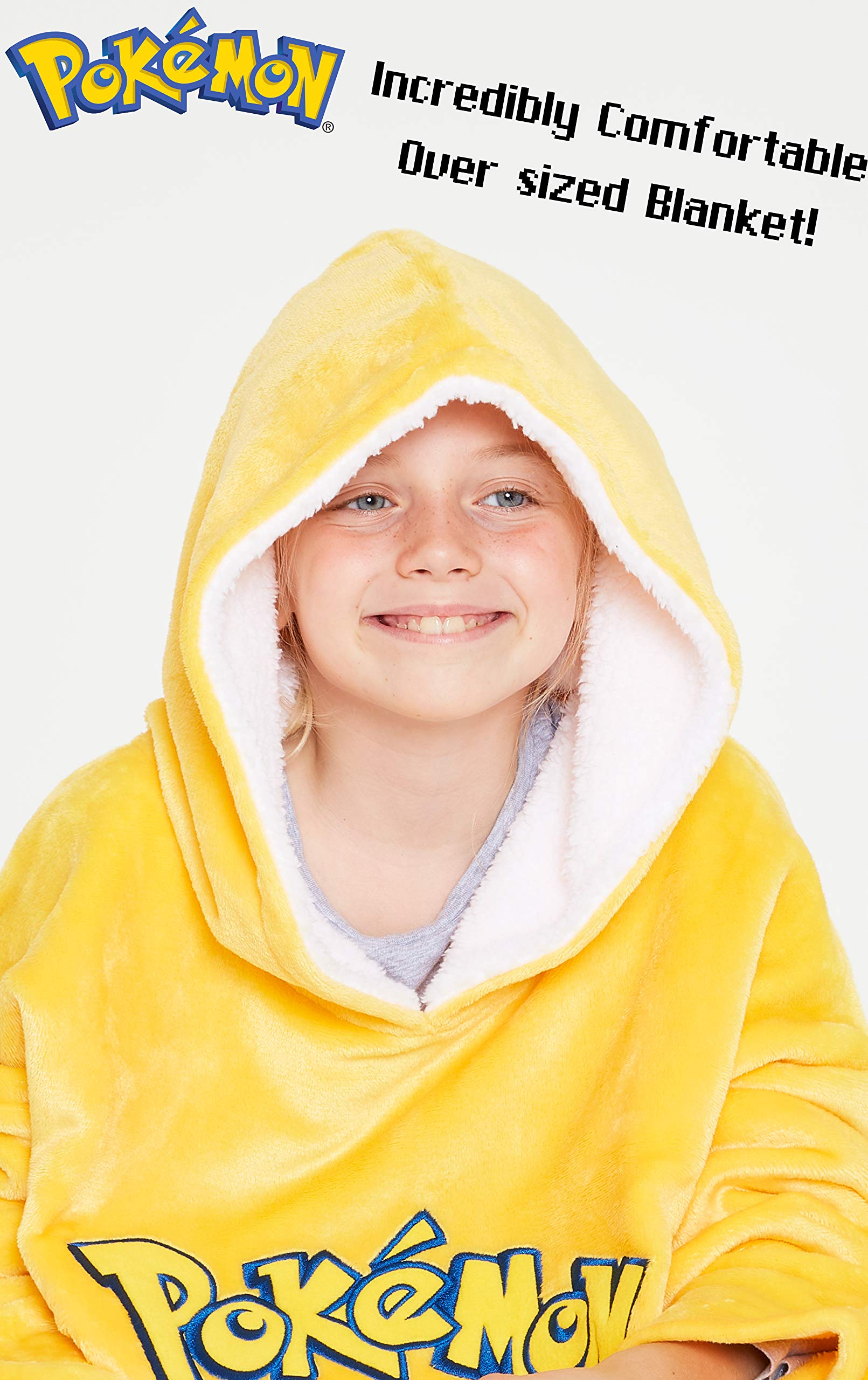 Foto 8 pulgar | Sudadera Con Capucha Pokémon Pikachu Para Niños, Forro Polar, Color Amarillo - Venta Internacional.