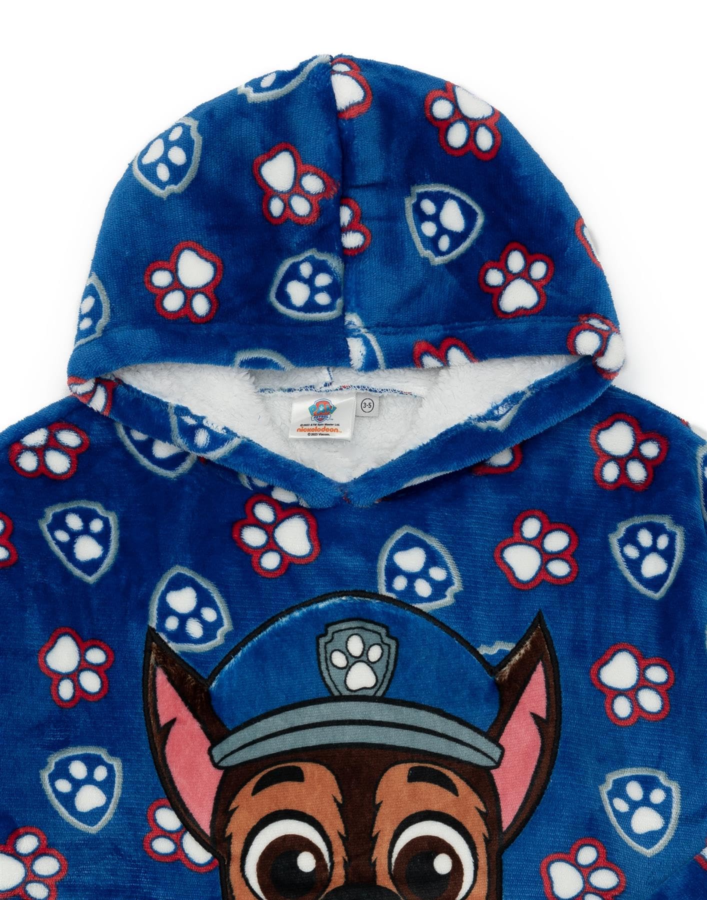 Foto 6 pulgar | Manta Portátil Con Capucha Paw Patrol Para Niños, Forro Polar Blue Chase - Venta Internacional.
