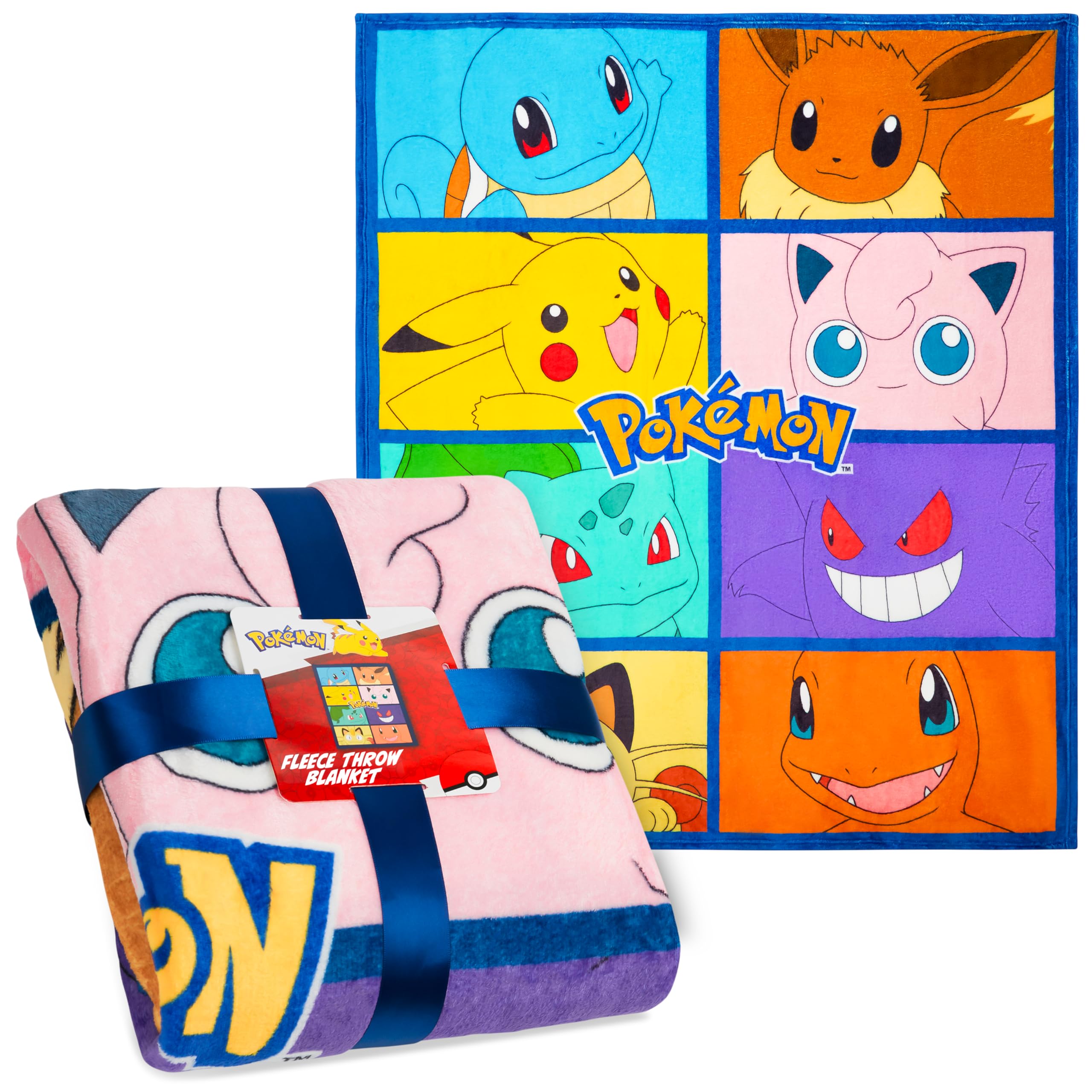 Foto 2 pulgar | Cama de Forro Polar Suave Con Diseño De Pokémon 130 X 150 Cm Para Niños Y Adolescentes - Venta Internacional