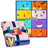 Cama de Forro Polar Suave Con Diseño De Pokémon 130 X 150 Cm Para Niños Y Adolescentes - Venta Internacional