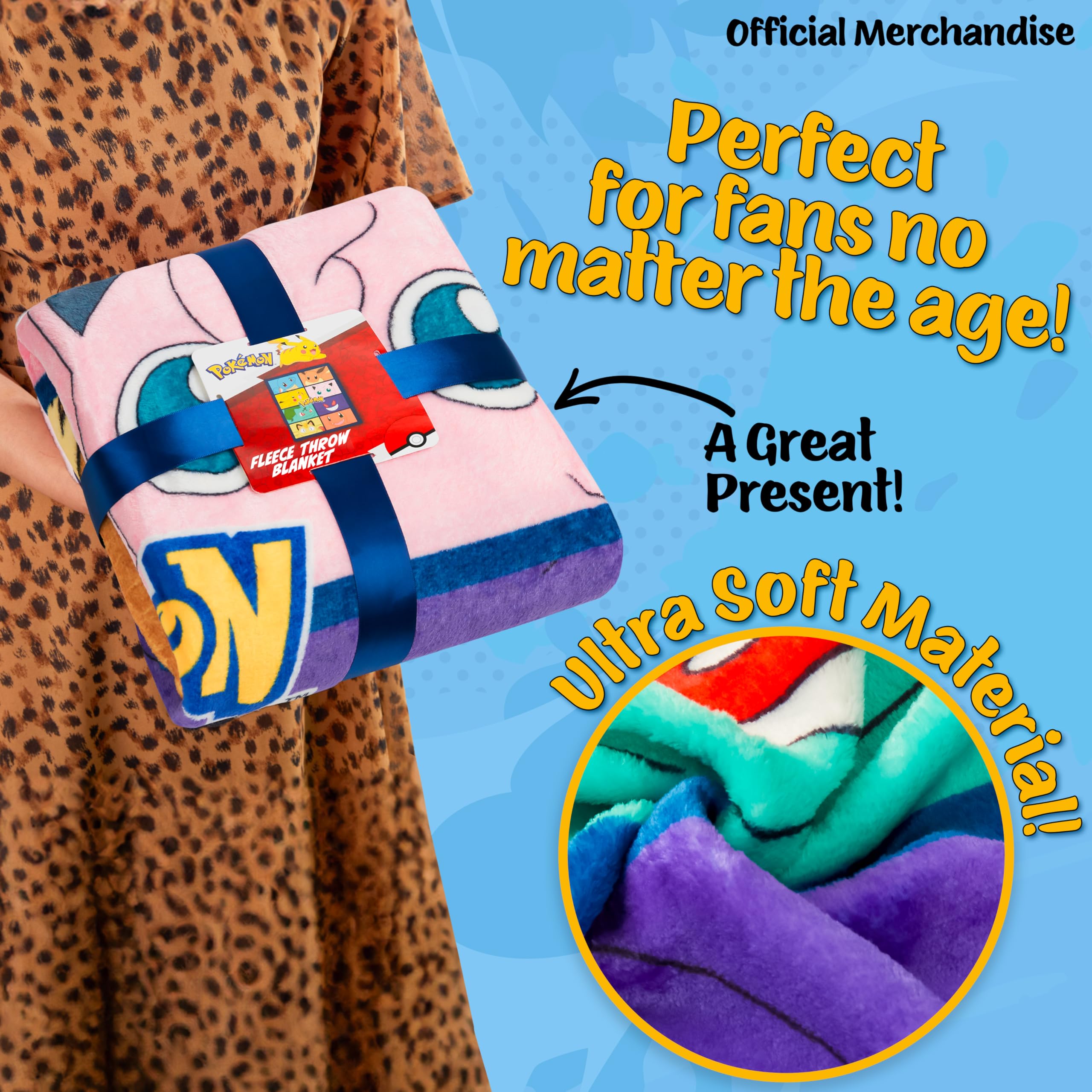 Foto 3 pulgar | Cama de Forro Polar Suave Con Diseño De Pokémon 130 X 150 Cm Para Niños Y Adolescentes - Venta Internacional