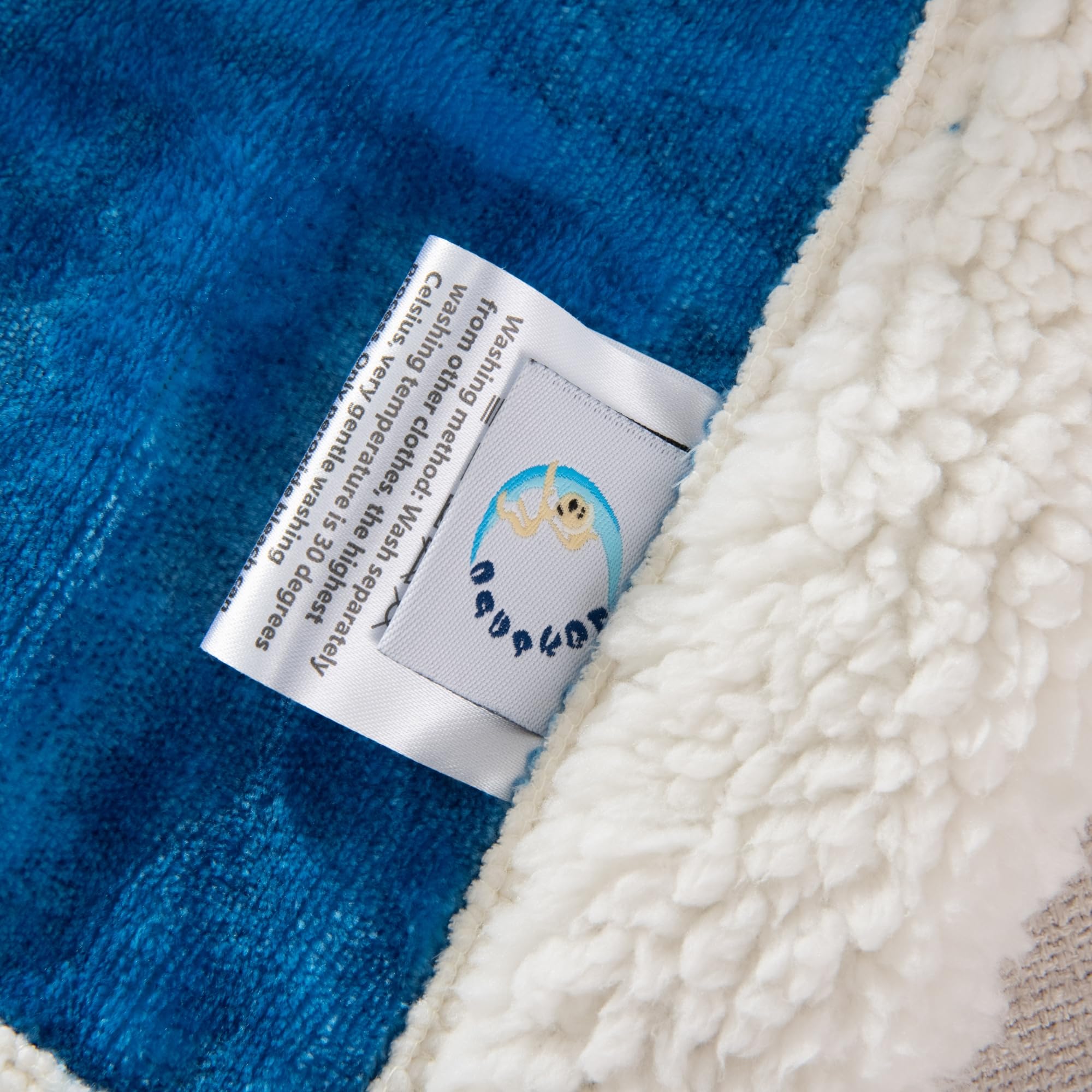 Foto 7 | Manta De Franela Sherpa Para Niños Cosusket, 130 X 150 Cm - Venta Internacional.