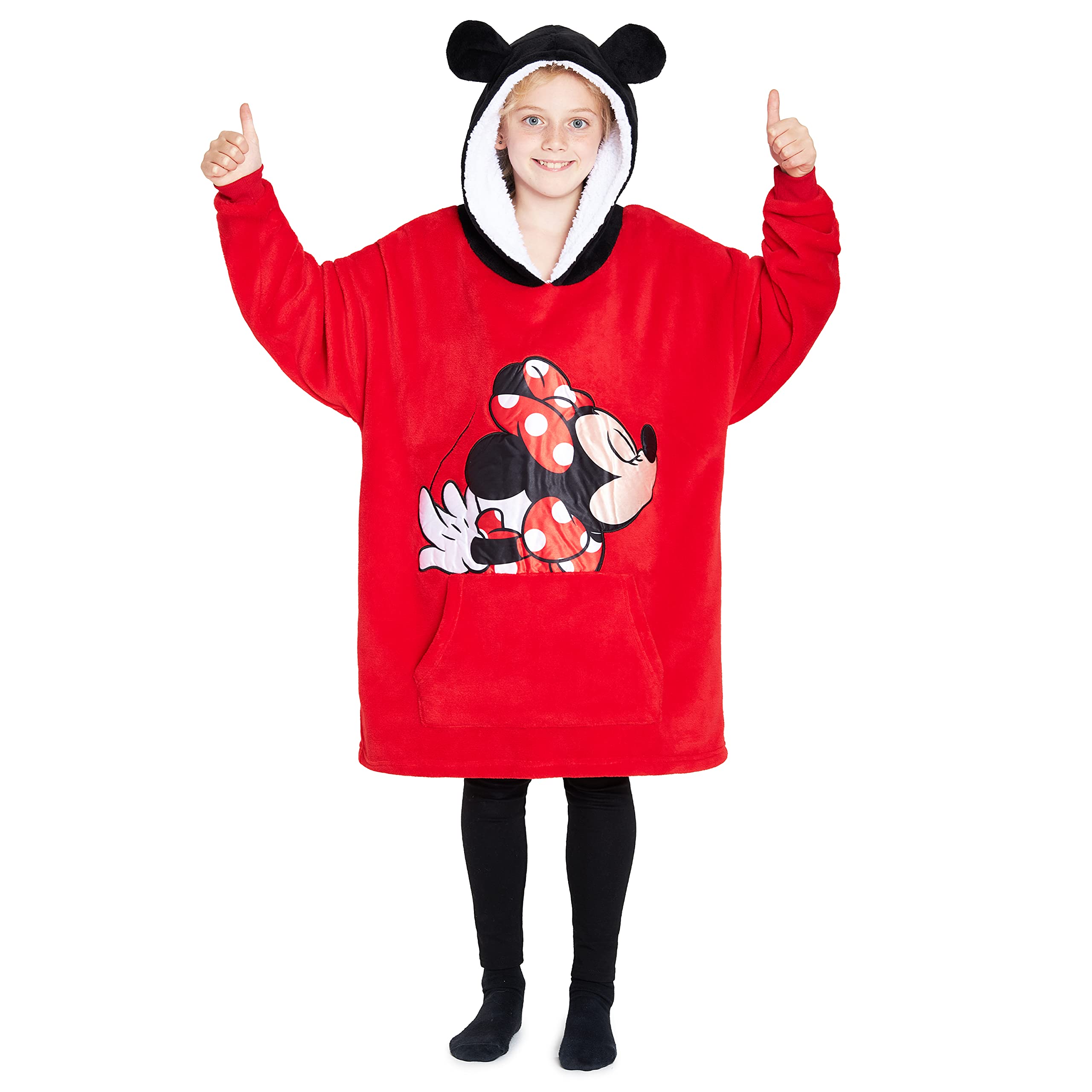 Foto 1 | Manta con Capucha Disney  Minnie Mouse - Venta Internacional