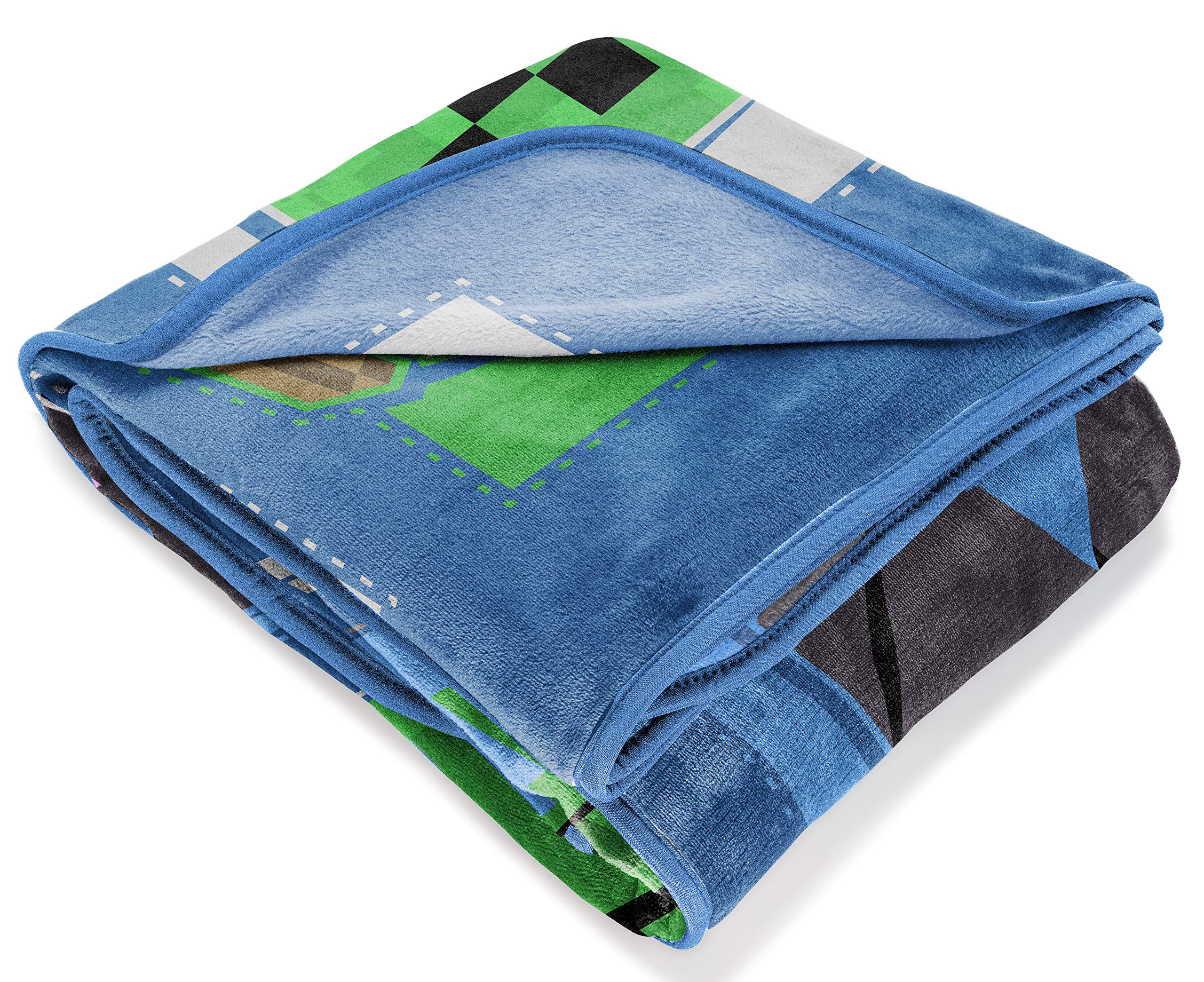 Foto 6 pulgar | Manta Jay Franco Con Iconos De Minecraft 157 X 229 Cm, Oficial - Venta Internacional.