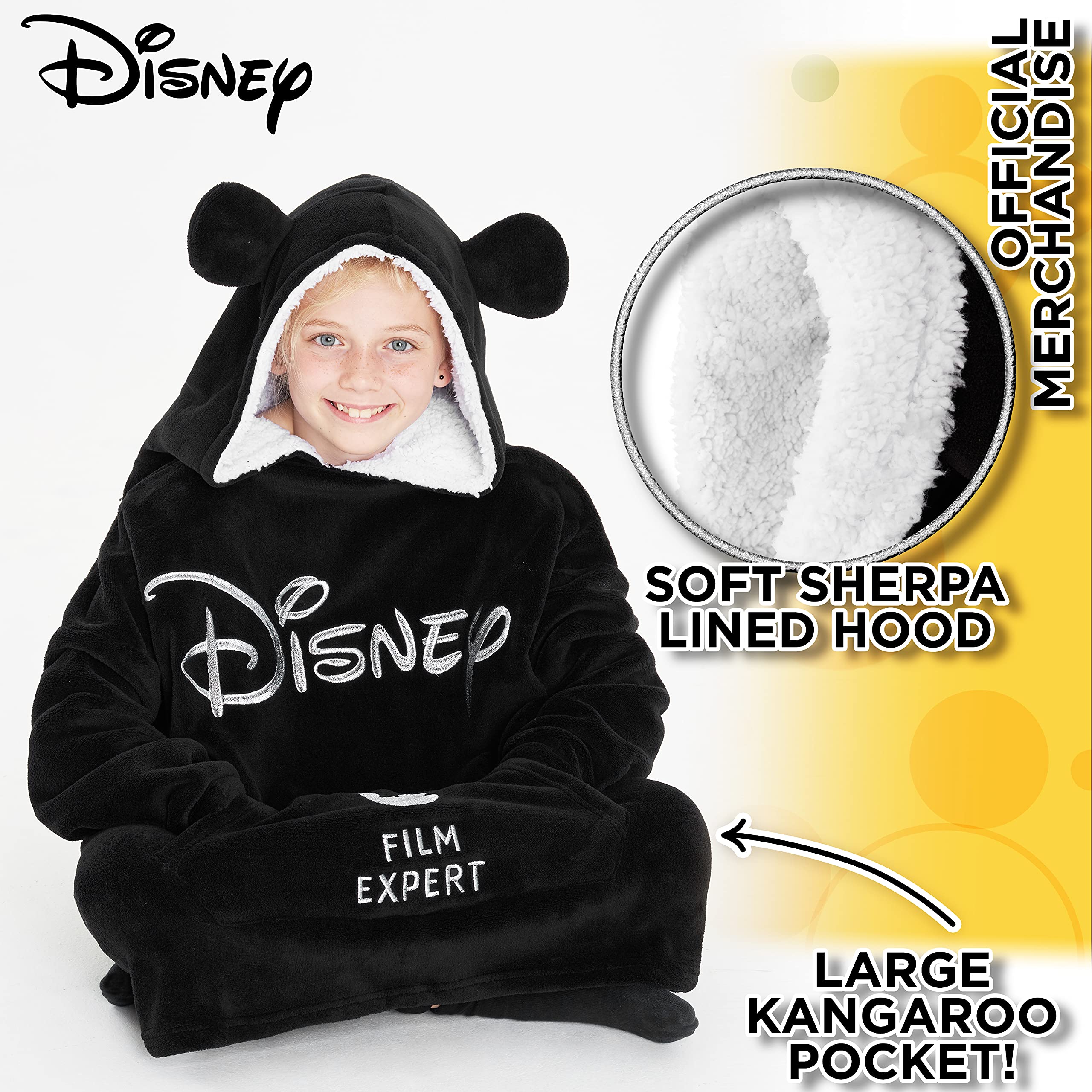 Foto 4 pulgar | Manta con Capucha Disney Mickey - Venta Internacional