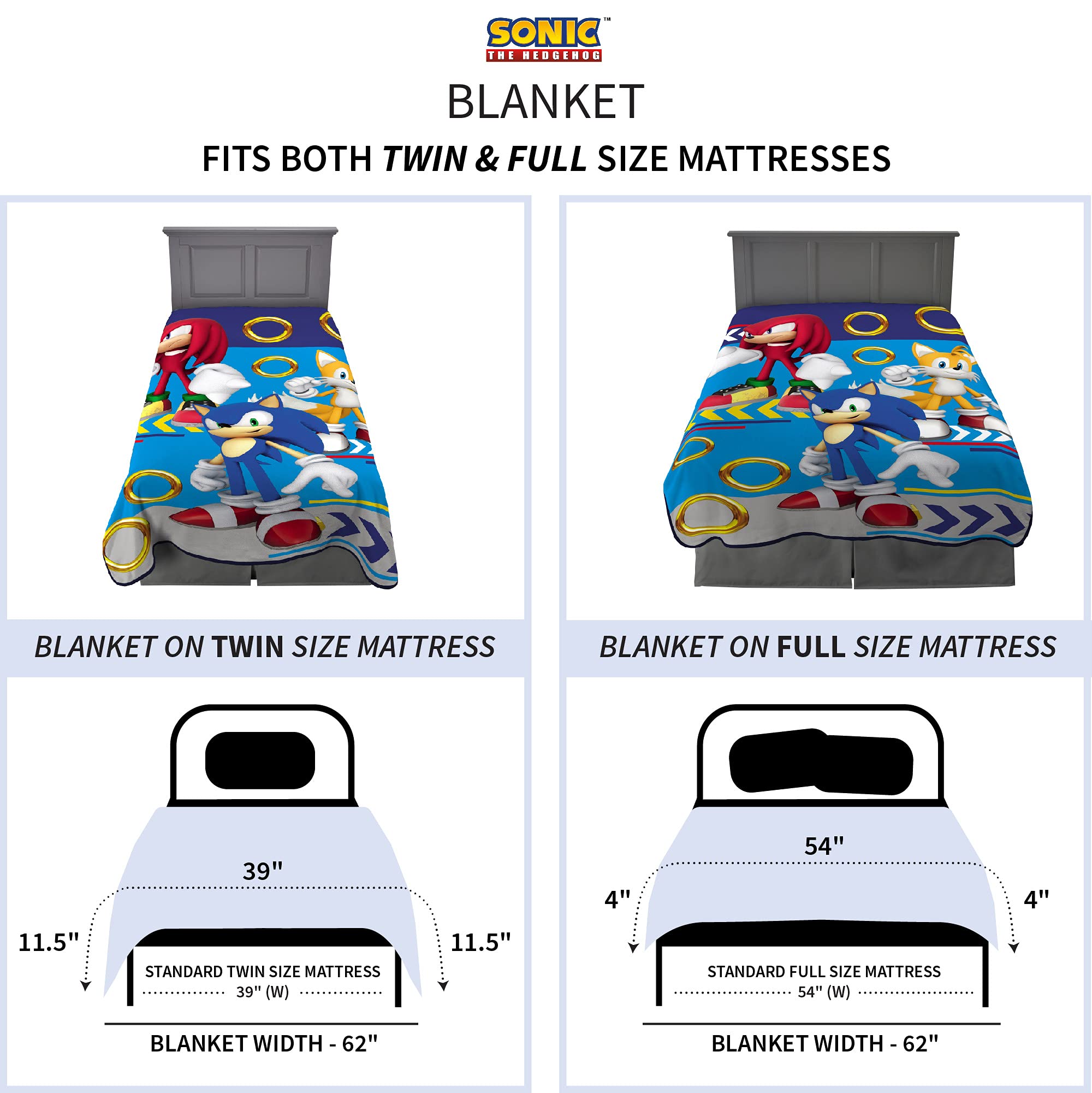 Foto 4 | Manta Franco Super Soft De Felpa Micro Raschel Sonic 160 X 230 Cm - Venta Internacional.