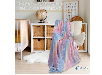 Foto 2 | Xtellar Cobija Mágica Para Niños Frazada Brilla En La Oscuridad - Una Aventura Nocturna Lúdica
