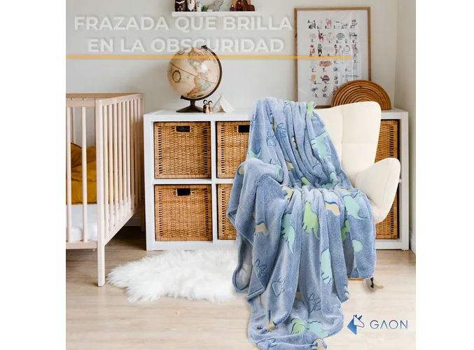 Foto 2 | Xtellar Cobija Mágica Para Niños  Frazada Brilla En La Oscuridad - Una Aventura Nocturna Lúdica