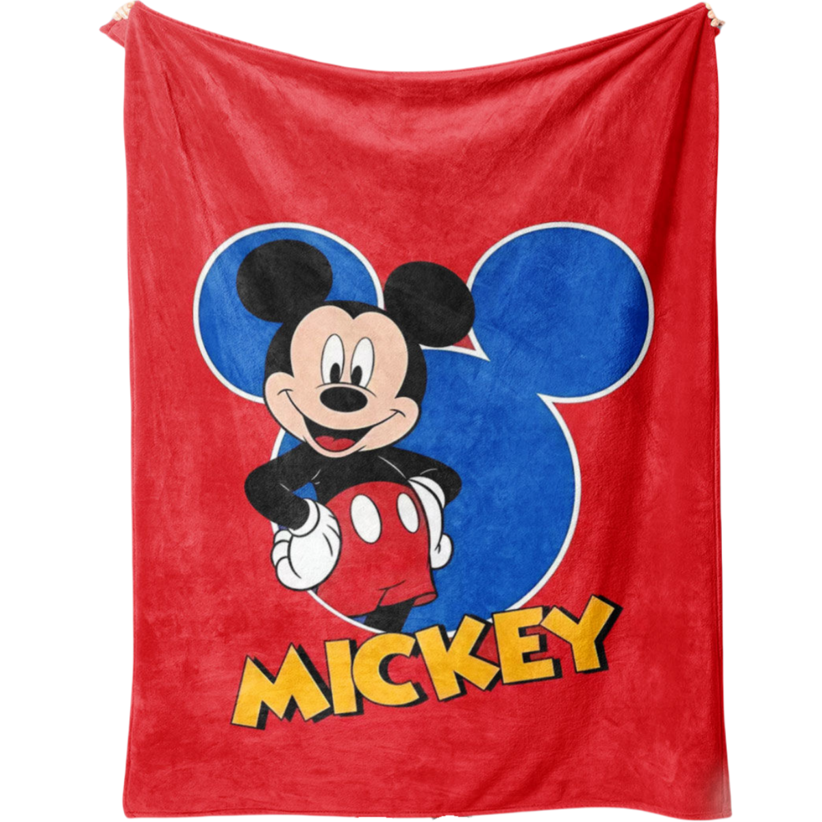 Foto 1 | Manta De Franela Suave Con Forma De Sonrisa De Mikey Mouse  Fibra De Poliéster  300 G - Venta Internacional.