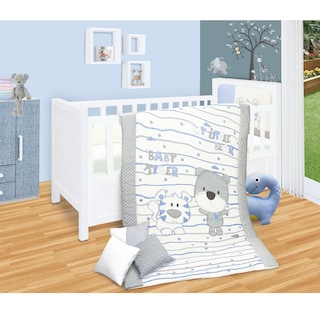 Foto 3 | Set Edredon Cuna Cama Corral Baby Baby 6 Piezas Boy Amiguitos