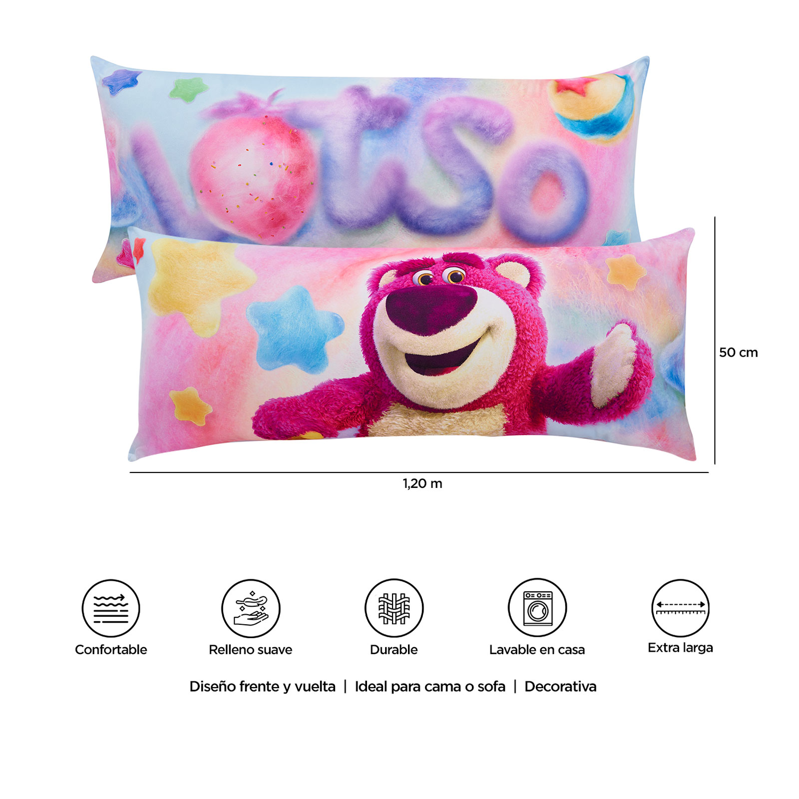 Foto 7 | Almohada Providencia Súper Jumbo Lotso Stars