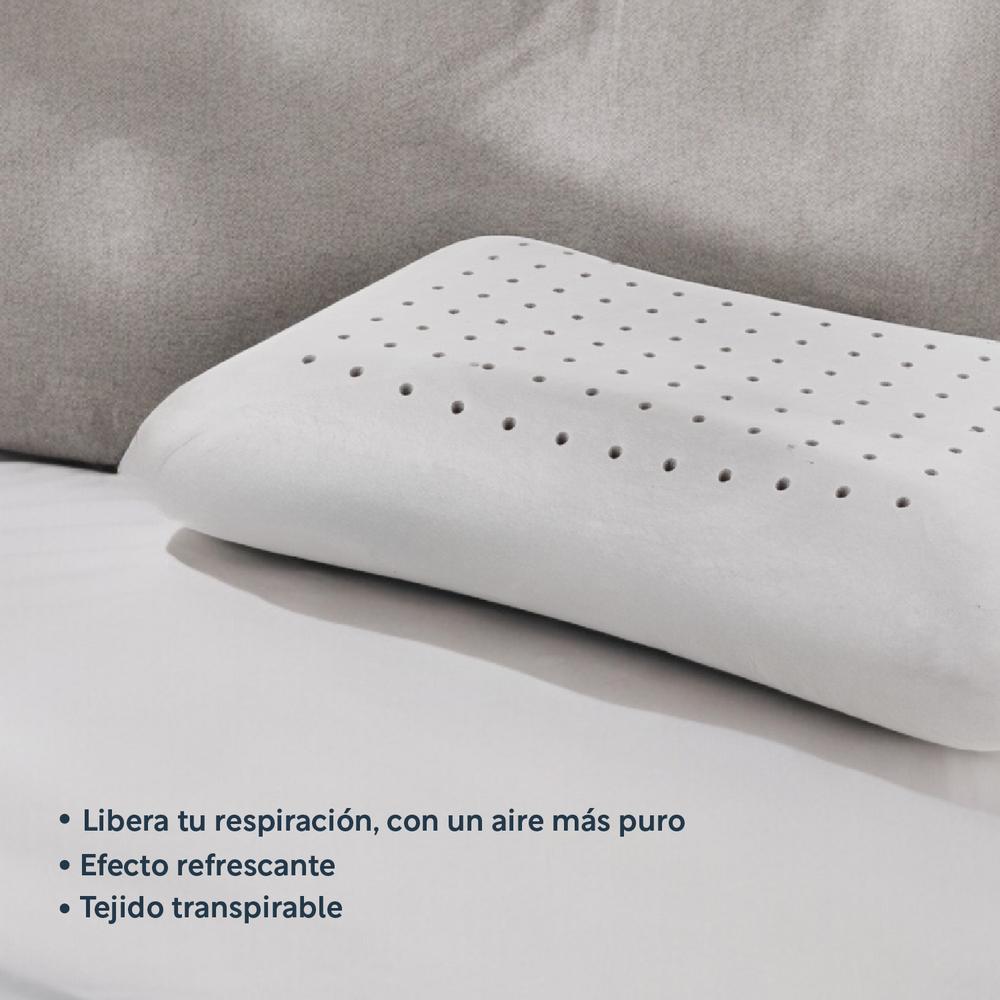 Foto 7 | Almohadas Memory Graphite Carbón 2 Pzas Espuma Viscoelástica