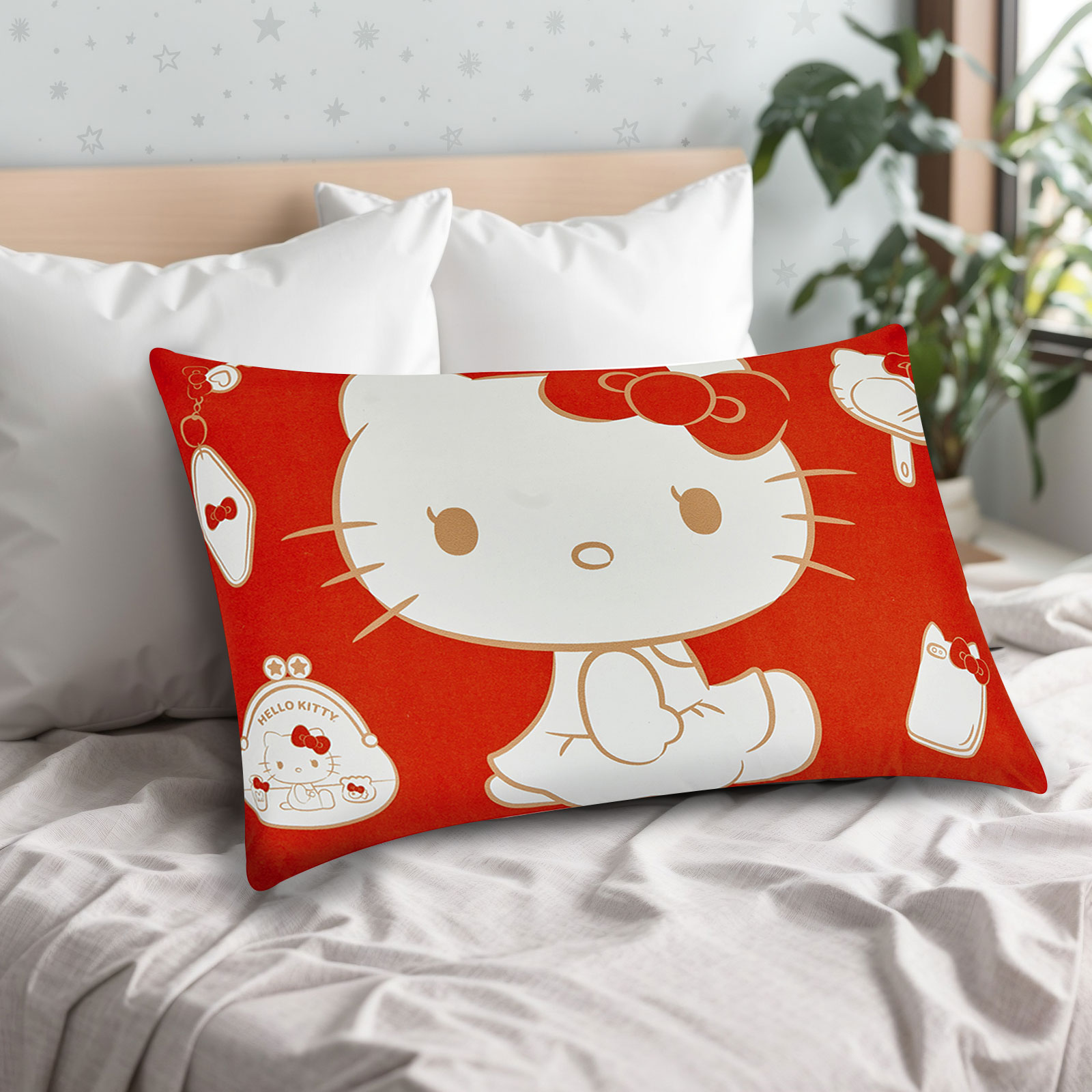 Foto 6 | Almohada Reversible Hello Kitty 50 Aniversario