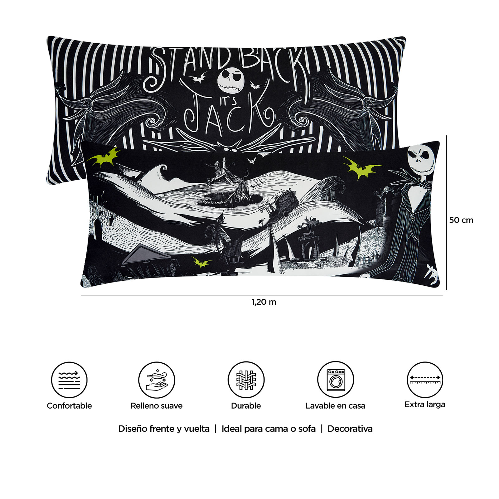 Foto 8 pulgar | Almohada Súper Jumbo Jack Stand