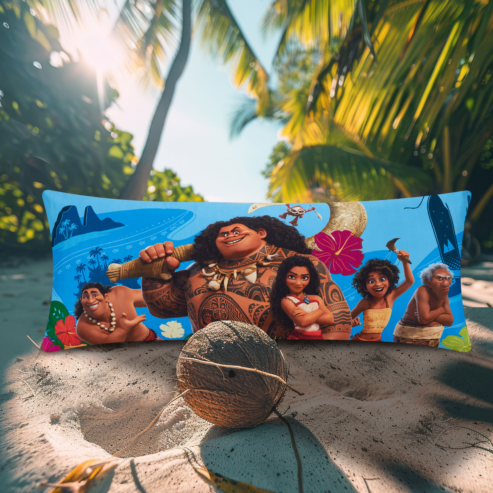 Foto 5 pulgar | Almohada Súper Jumbo Moana Big