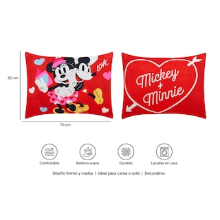 Foto 7 | Almohada Reversible Mickey Cupido