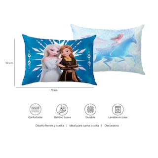 Foto 5 | Almohada Reversible Frozen Amigas