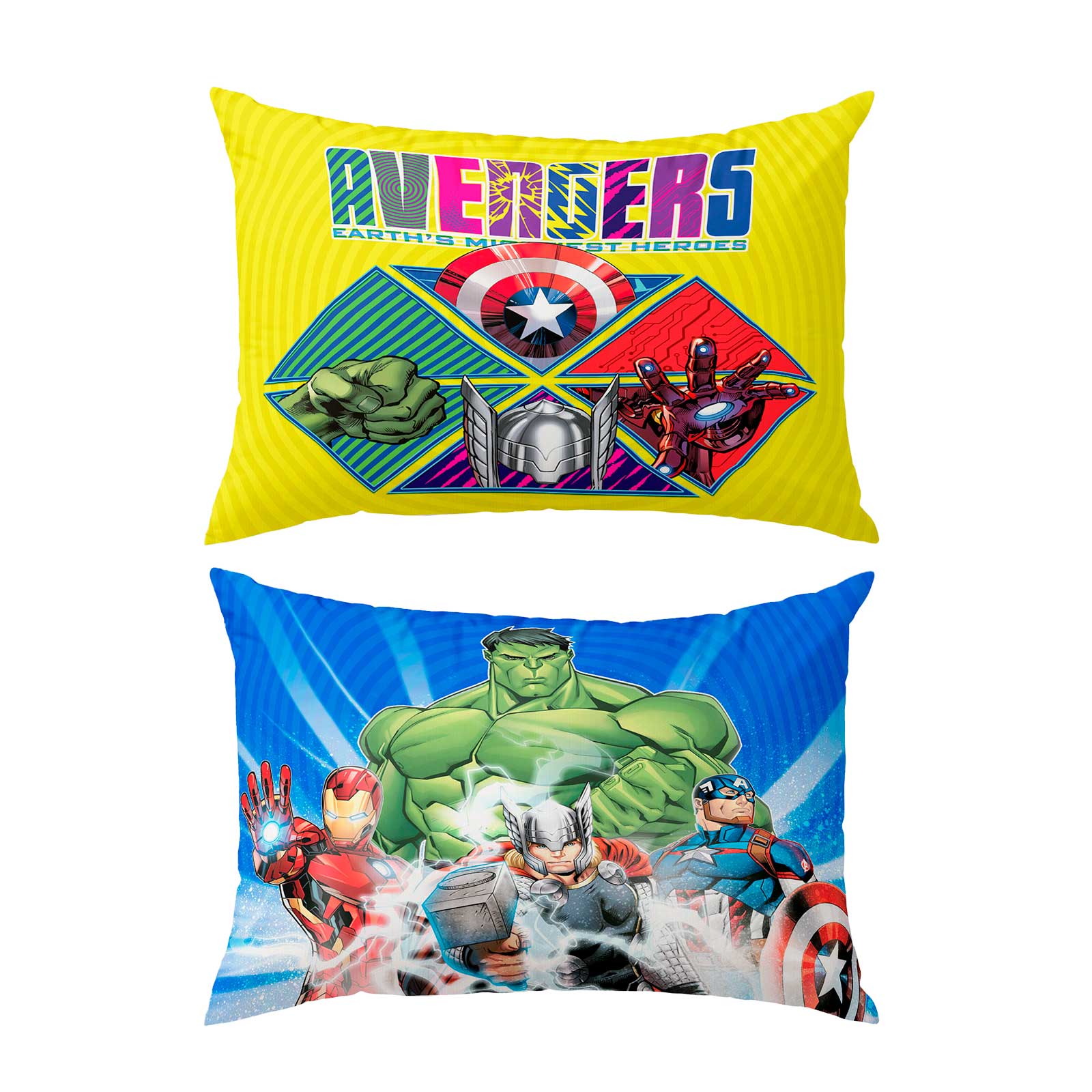 Almohada Reversible Avengers Escudos