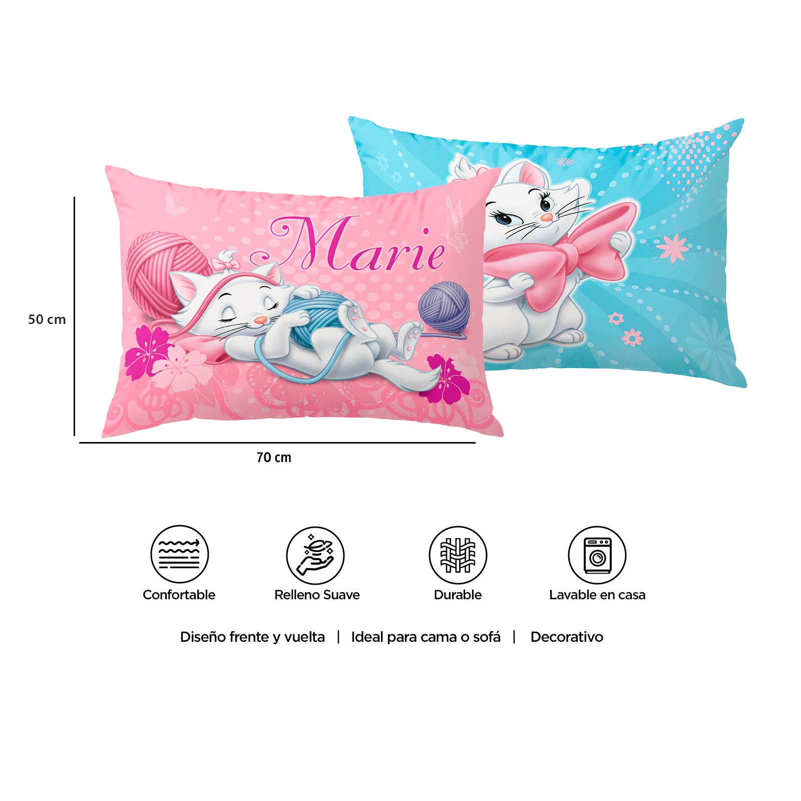 Foto 5 | Almohada Reversible Marie Coqueta