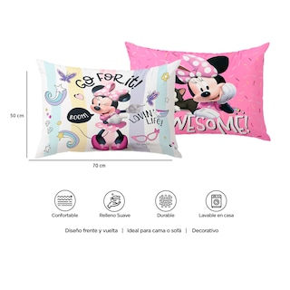 Foto 5 | Almohada Reversible Minnie Go