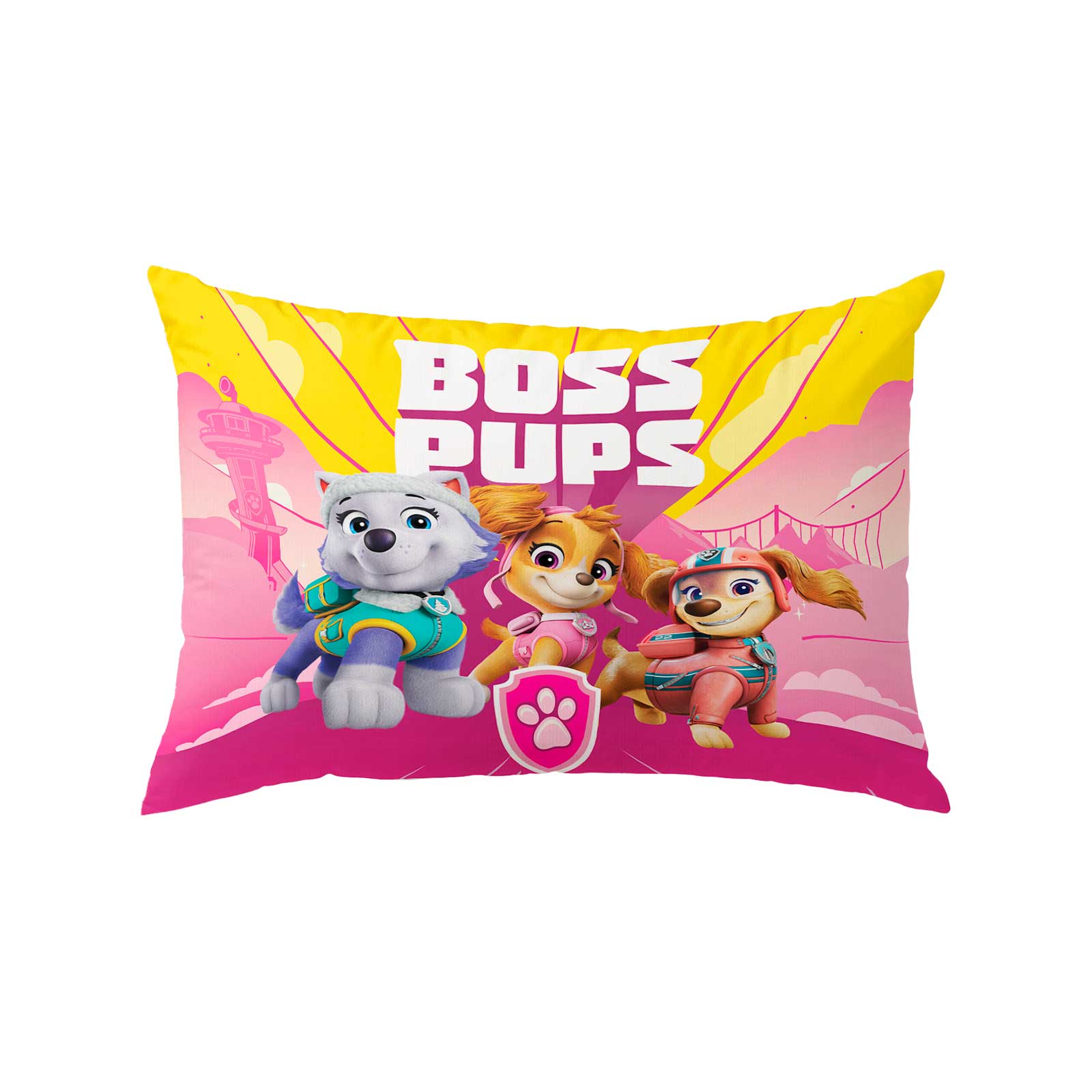 Foto 3 pulgar | Almohada Reversible Paw Patrol Boss