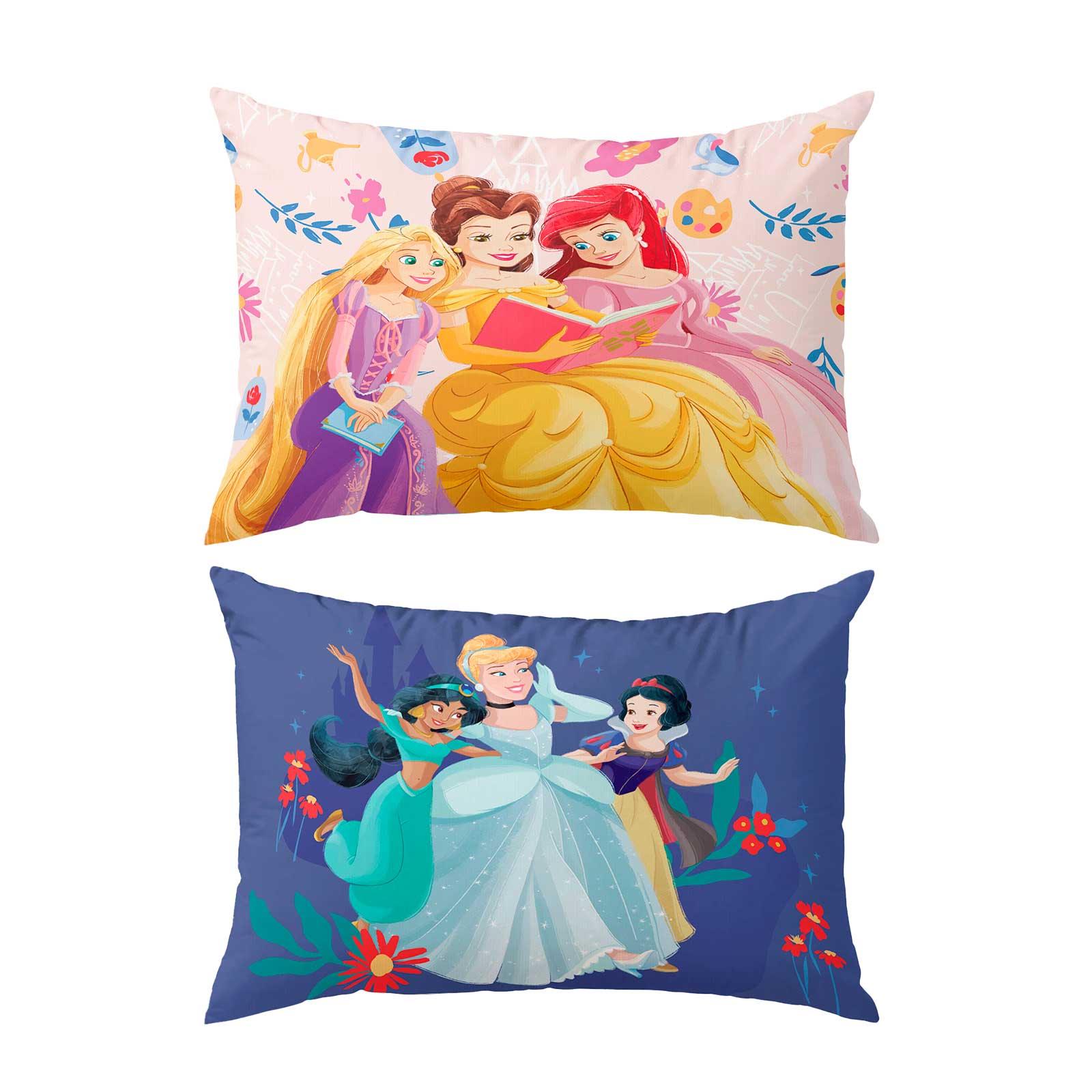 Almohada Reversible Princesas Cuento