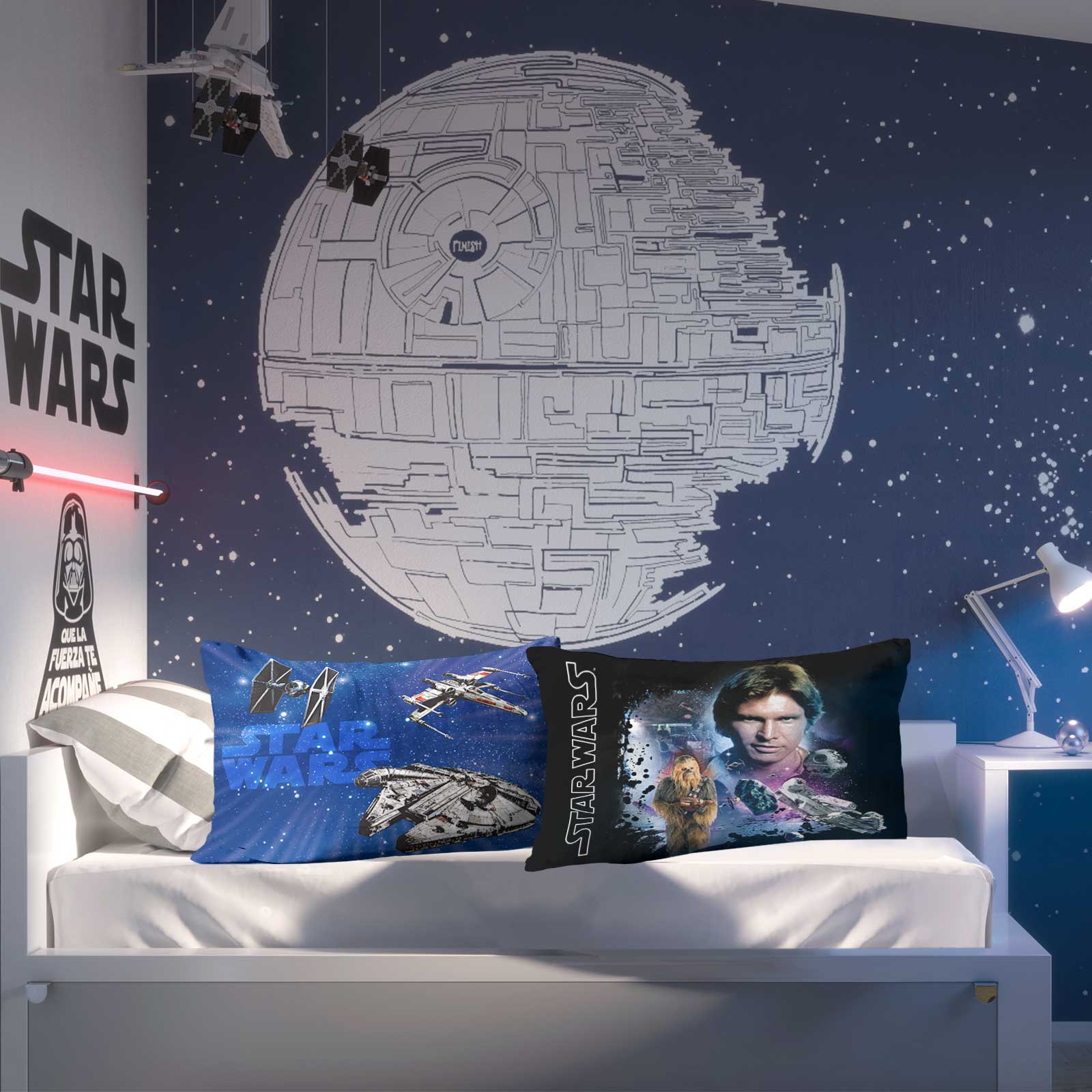 Foto 3 | Almohada Reversible Star Wars Batalla