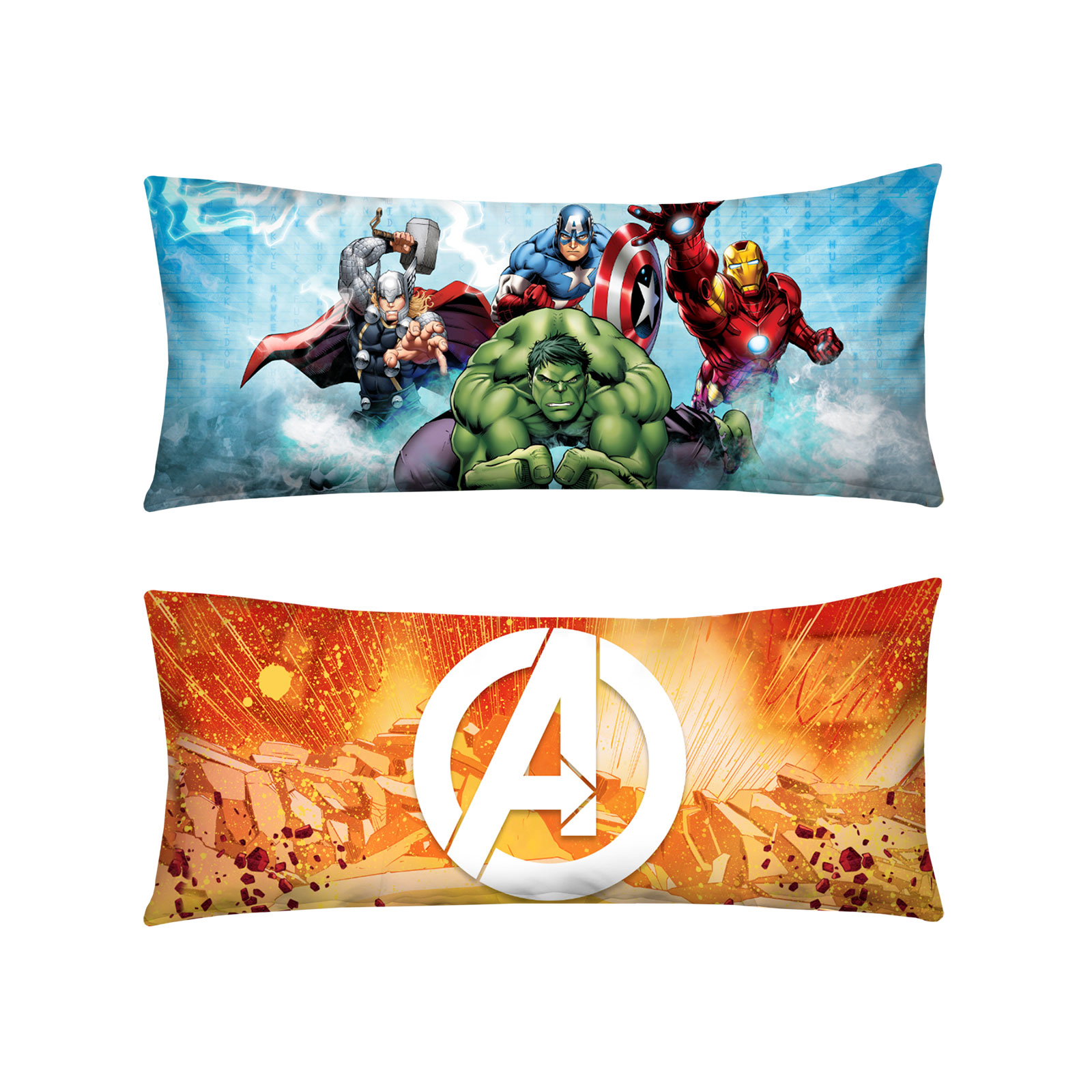 Foto 2 pulgar | Almohada Súper Jumbo Avengers Protection