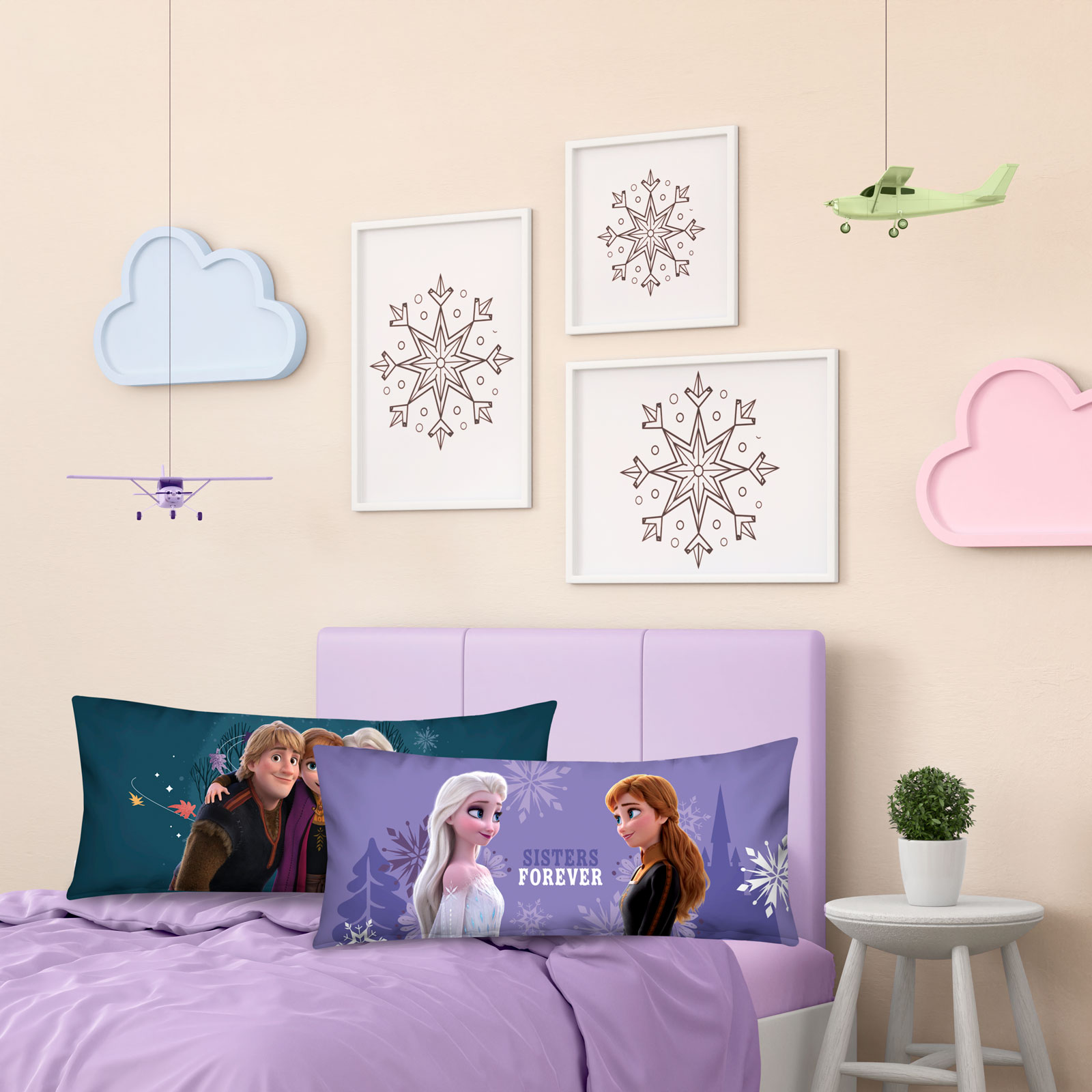 Foto 2 | Almohada Súper Jumbo Frozen Reinos