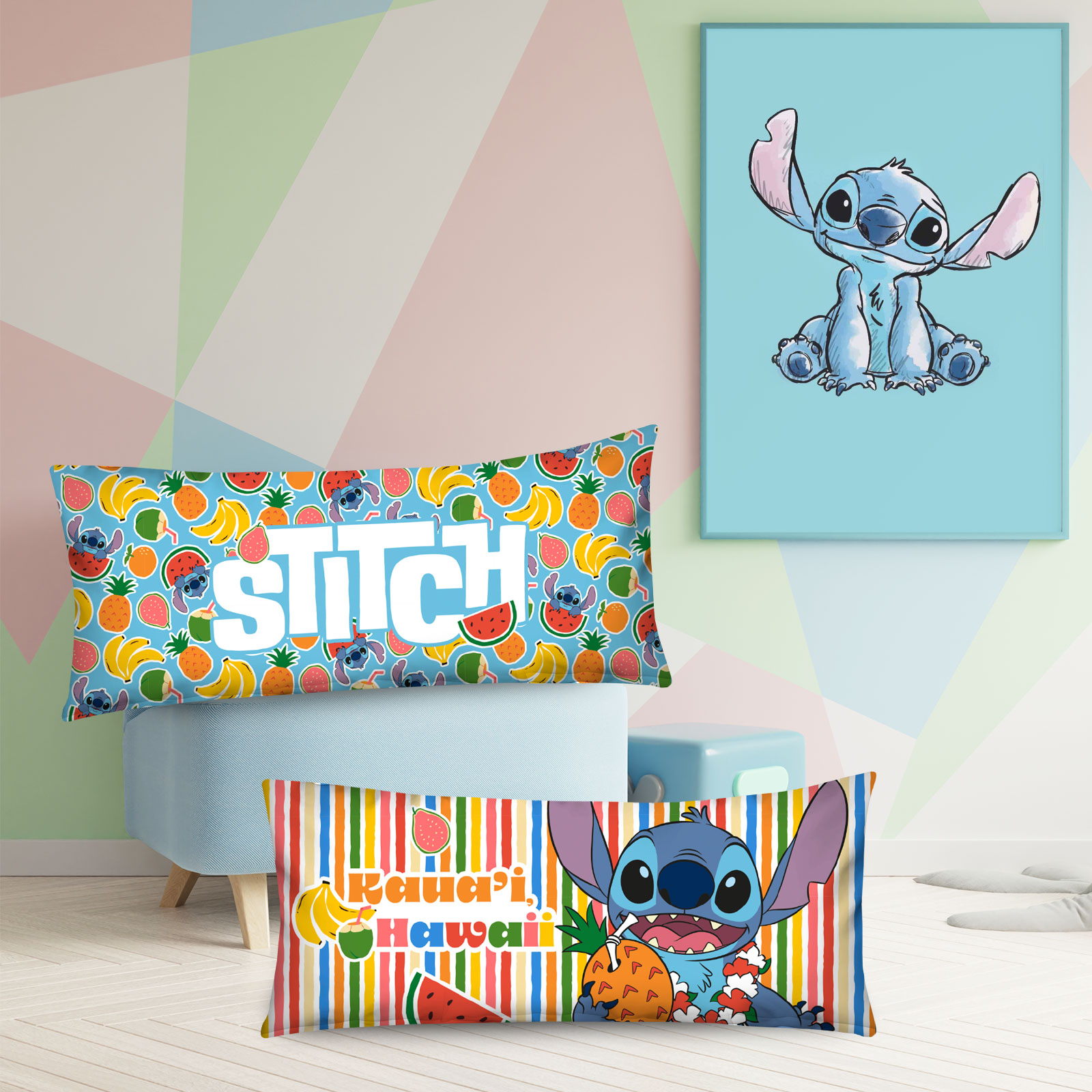 Foto 3 | Almohada Súper Jumbo Stitch Hawaii