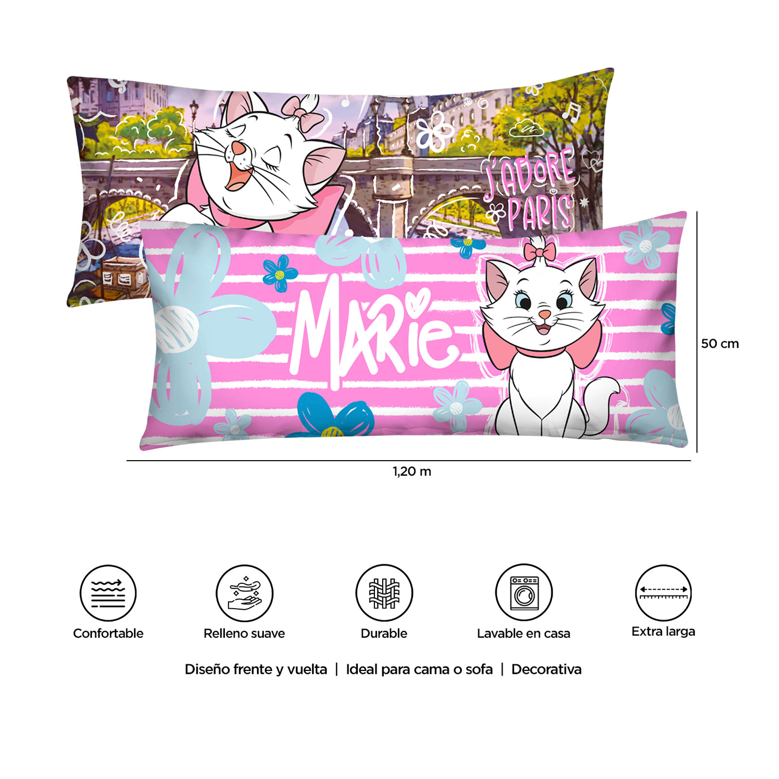 Foto 5 pulgar | Almohada Súper Jumbo Marie París