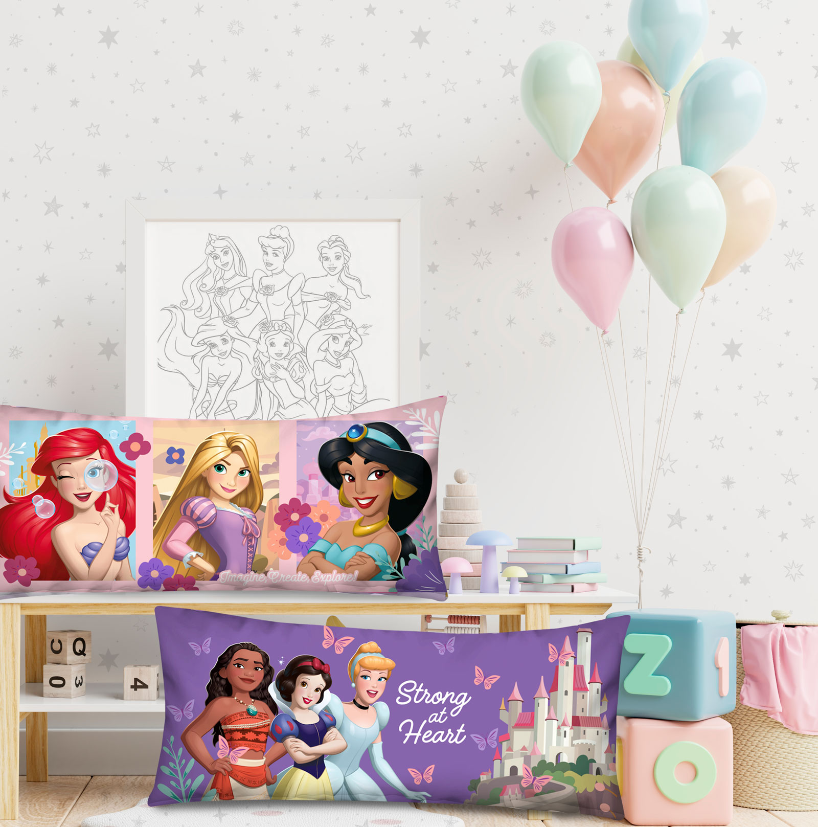 Foto 3 | Almohada Súper Jumbo Princesas Imagine