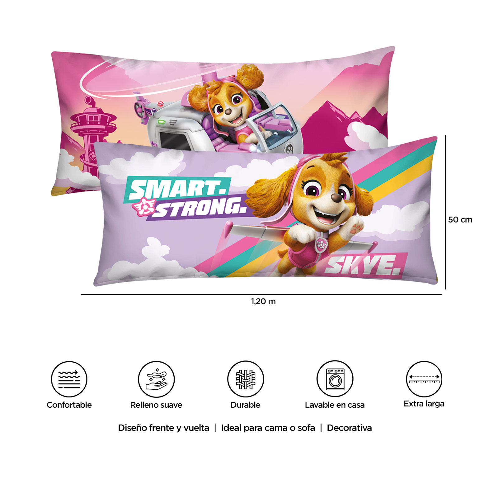 Foto 5 pulgar | Almohada Súper Jumbo Paw Patrol Smart