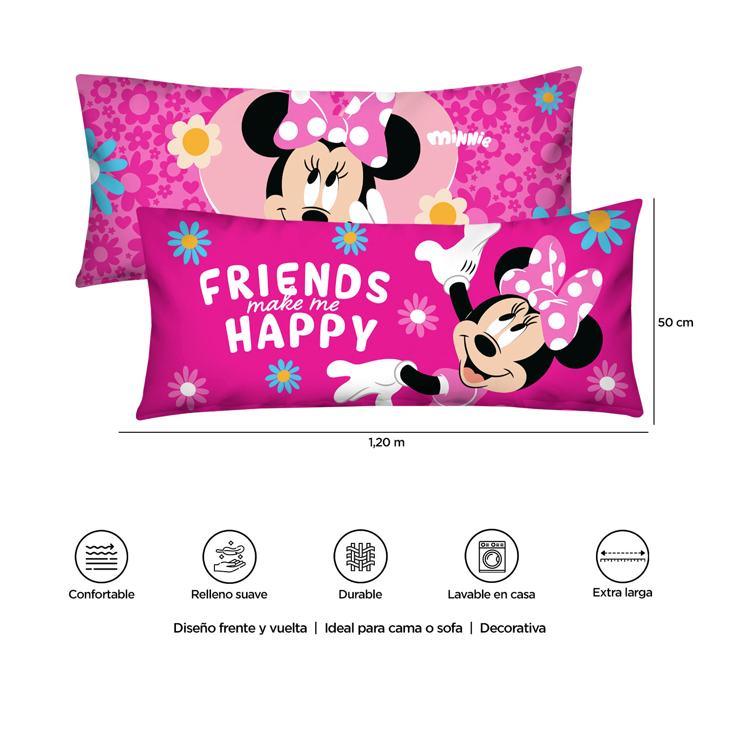 Foto 4 | Almohada Súper Jumbo Minnie Make