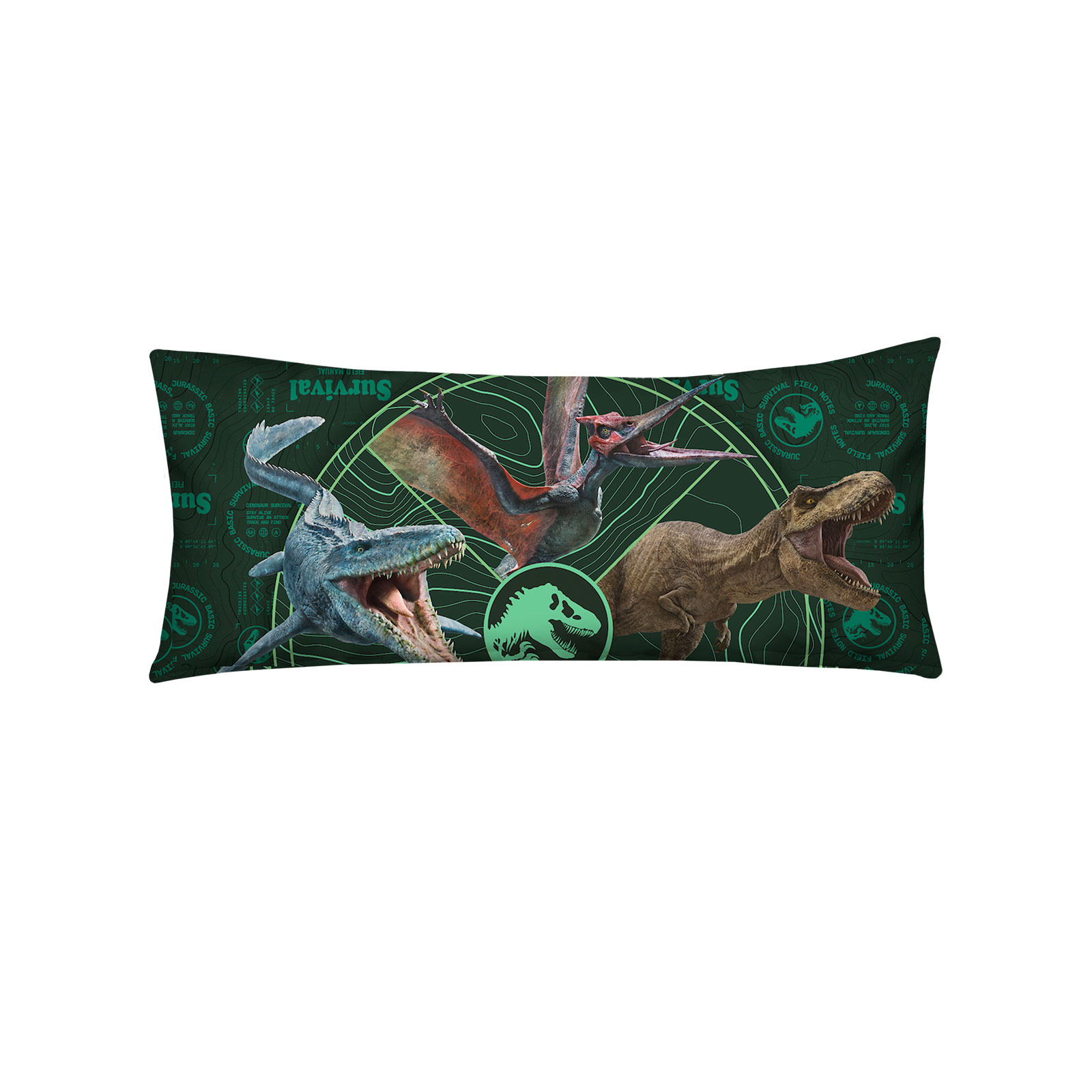 Foto 3 pulgar | Almohada Súper Jumbo Jurassic World Survival