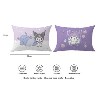 Foto 7 | Almohada Reversible Kuromi Stars