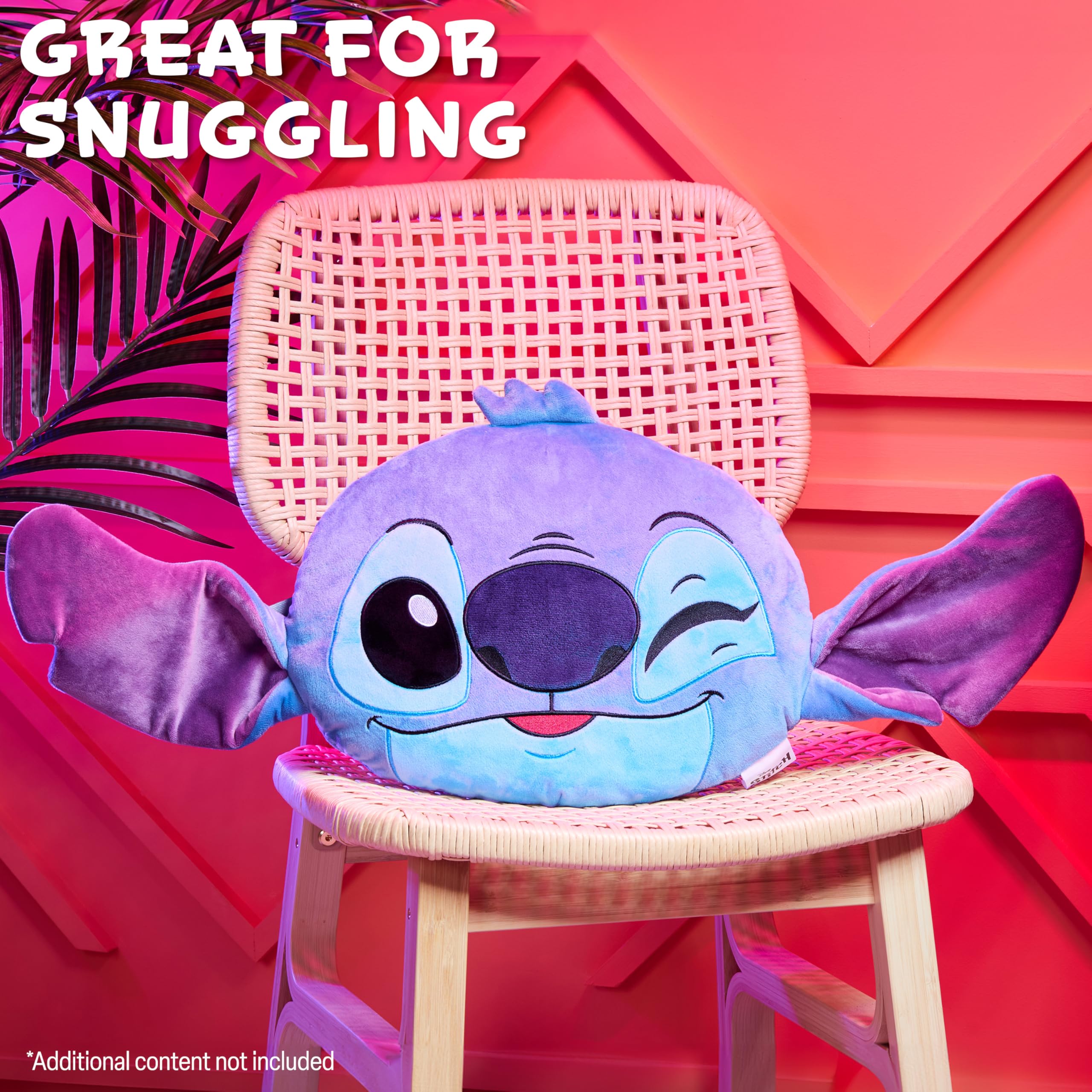 Foto 3 pulgar | Cojín De Cojín De Felpa Disney Stitch 3d Para Cama, Viajes Y Niños - Venta Internacional.