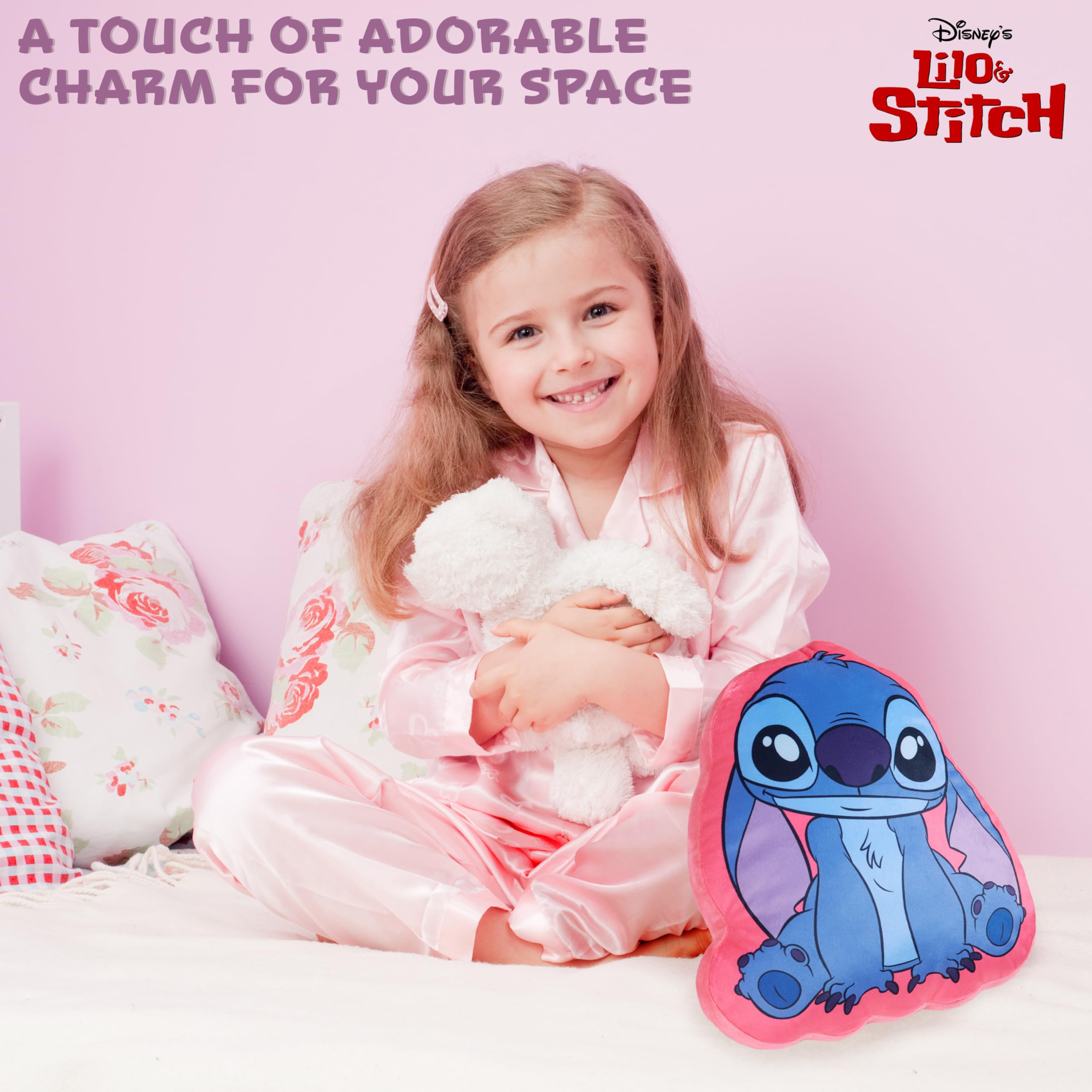 Foto 6 pulgar | Cojín De Cojín De Felpa Disney Stitch 3d Para Cama, Viajes Y Niños - Venta Internacional.