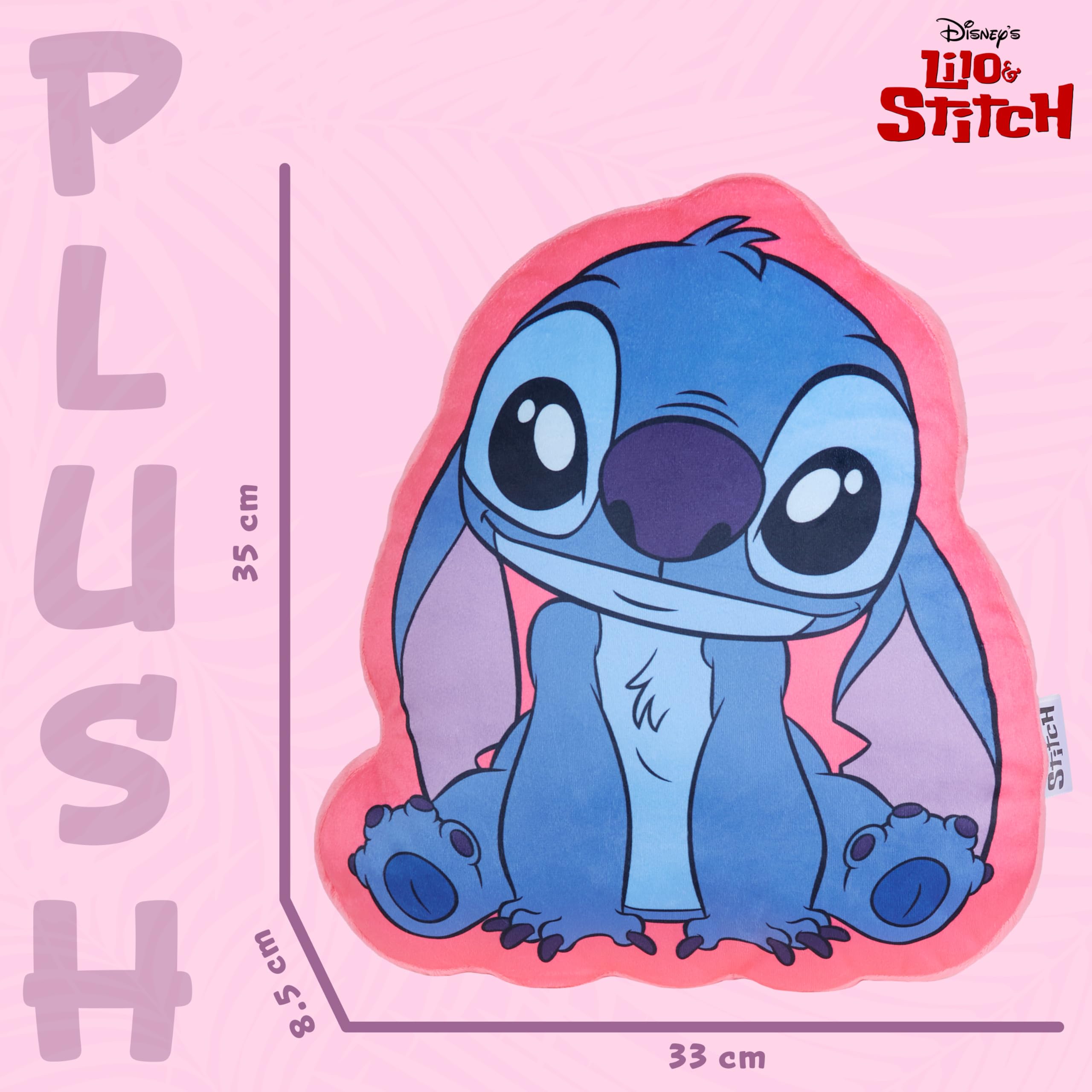 Foto 7 pulgar | Cojín De Cojín De Felpa Disney Stitch 3d Para Cama, Viajes Y Niños - Venta Internacional.